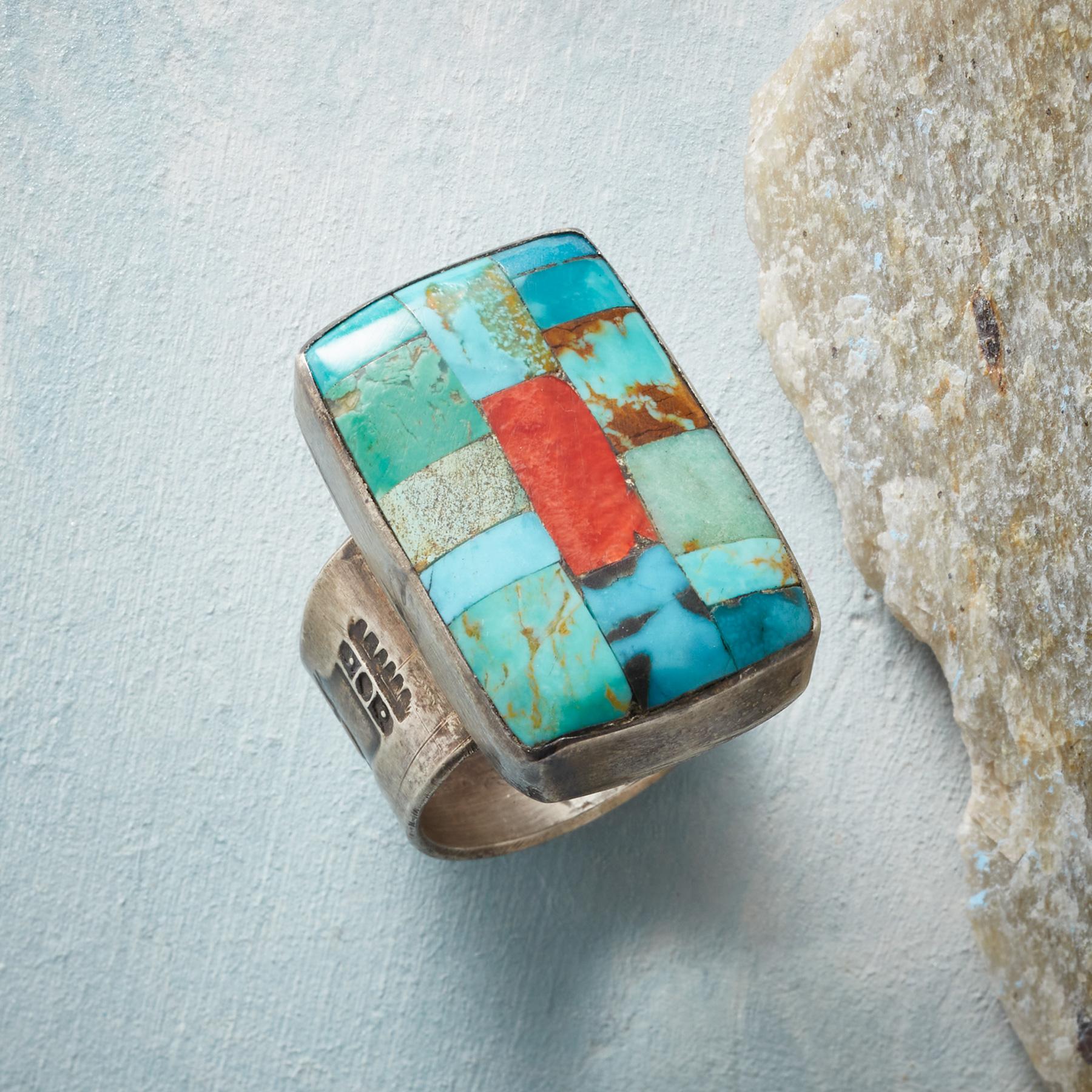 Mixed Mosaic Ring - Sundance Clothing