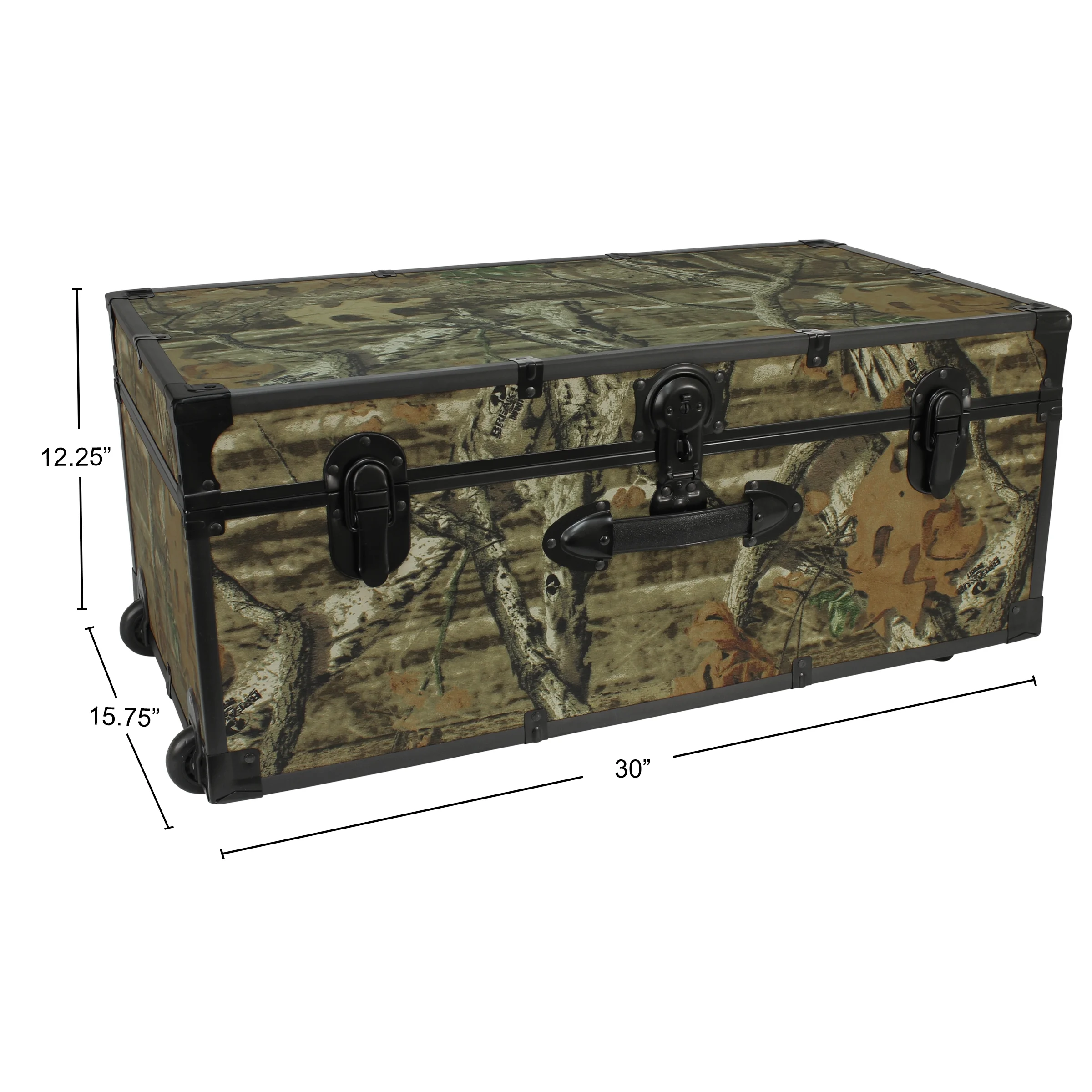 Seward Collegiate Collection Footlocker Trunk with Wheels - Image 32