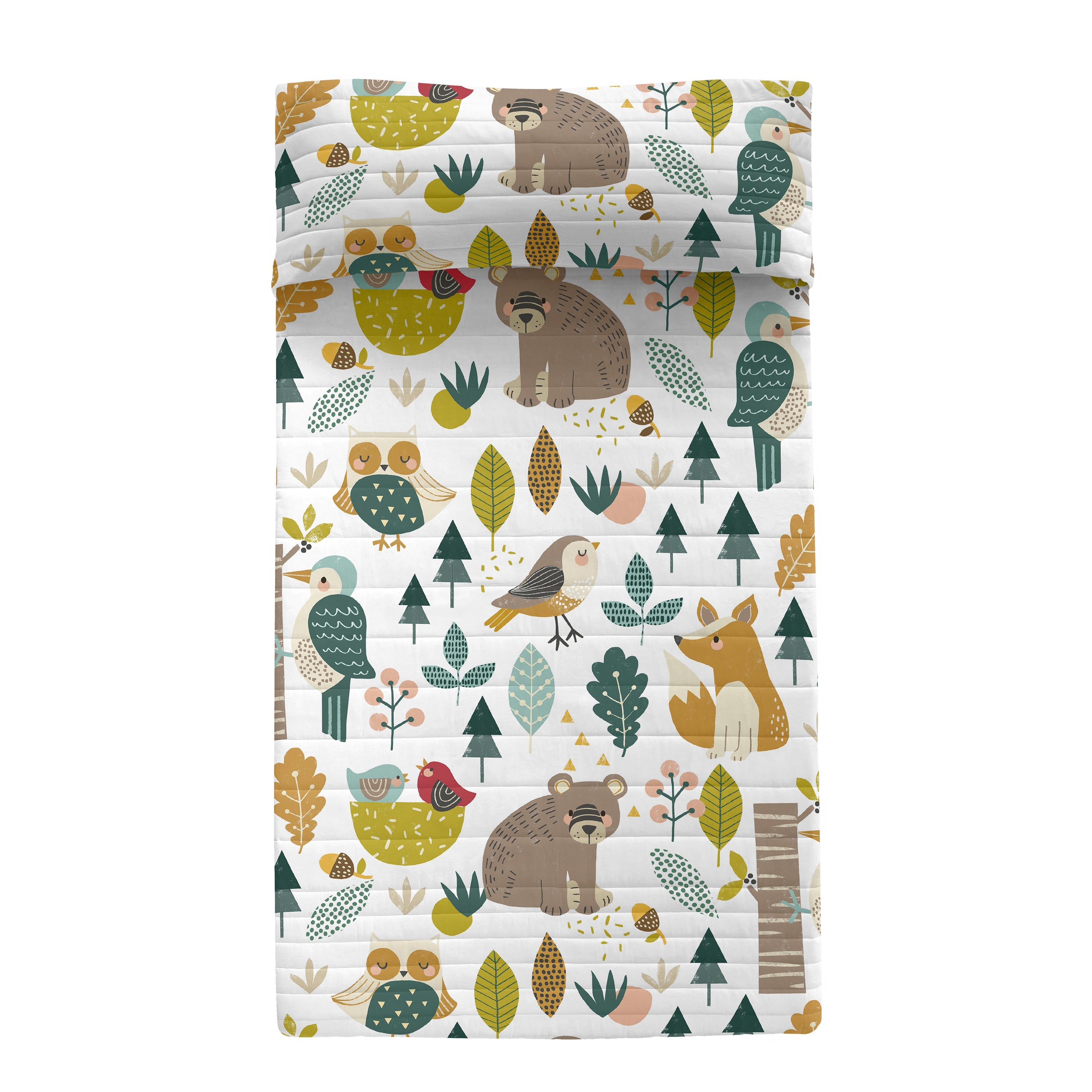 Harvestwood Sprei Moshi Moshi, Veelkleurig, 100% Katoen (buitenkant) 1