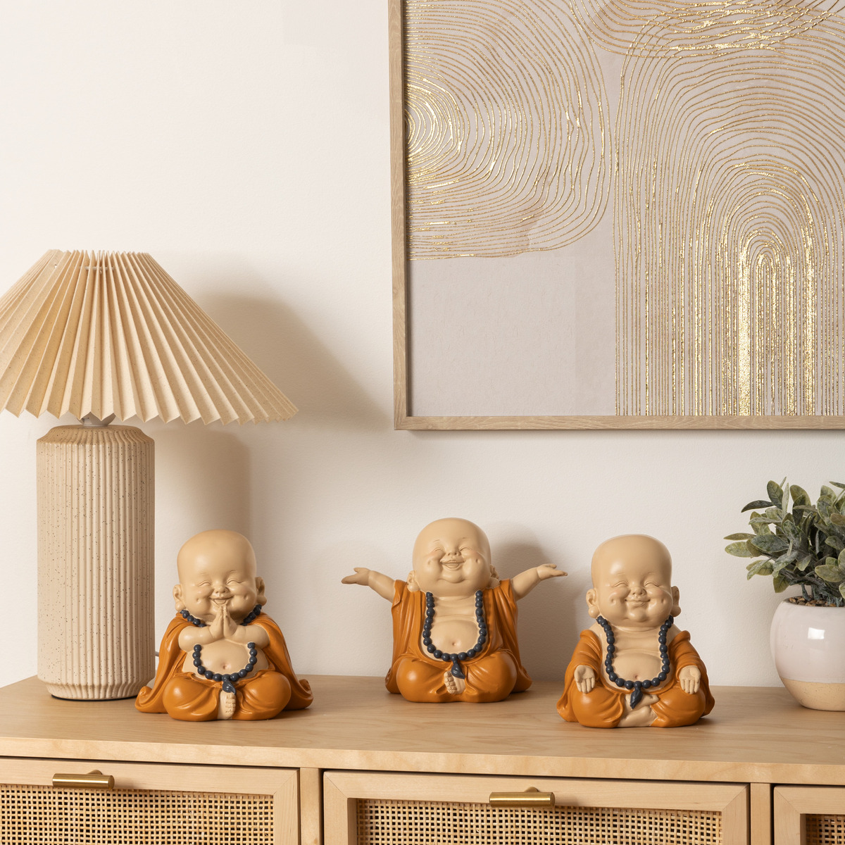 Resin Buddha "Baya" H.16 cm