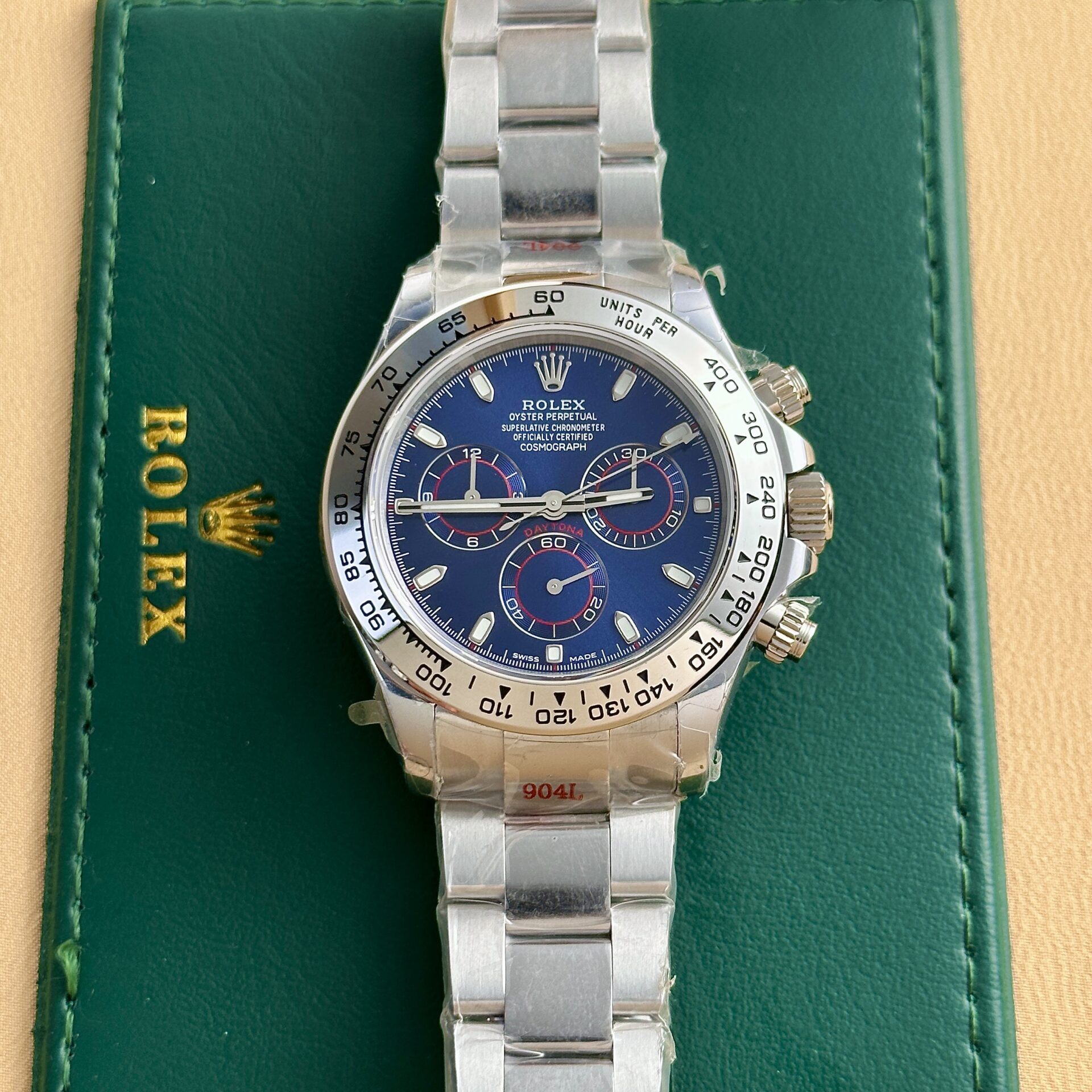 Rolex Cosmograph Daytona 116506 Replica 1:1 Watch Refined Blue Dial 40mm - Top club