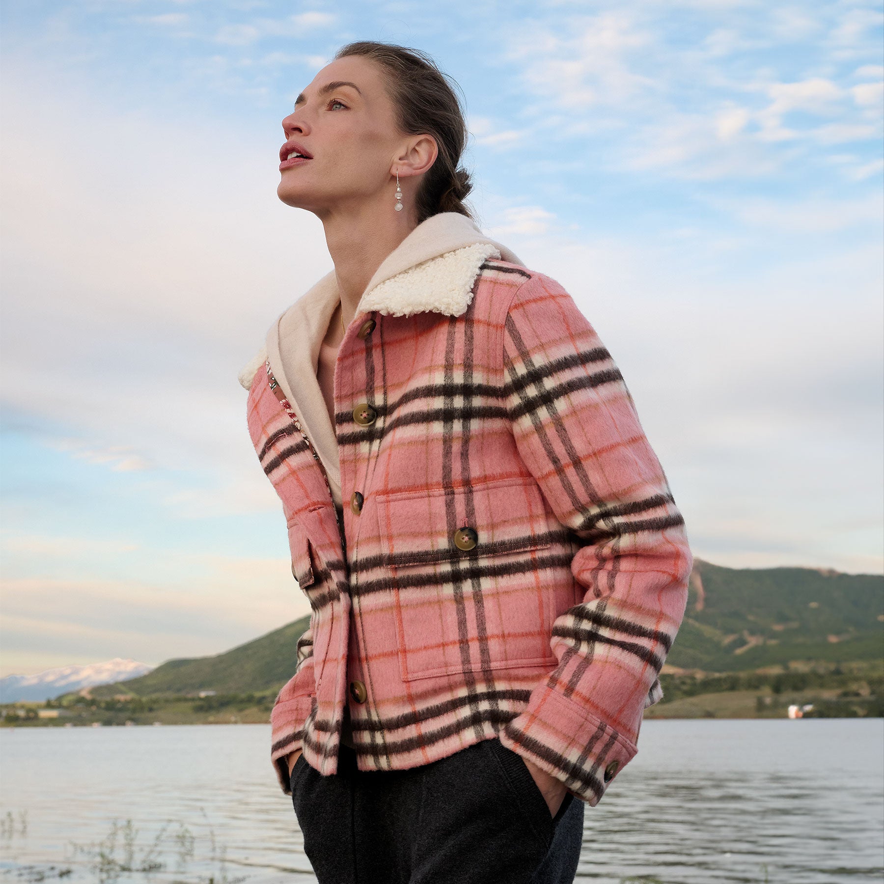 Edith Plaid Jacket, Petite - Sundance Clothing