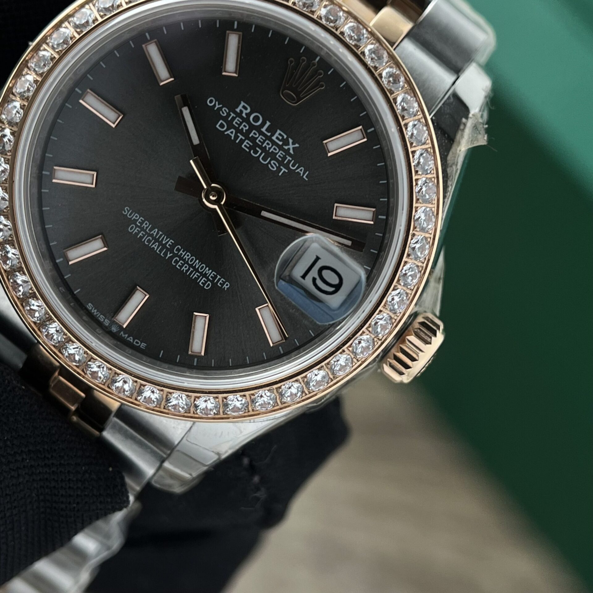 Rolex Datejust Fake Watches Womens Black Dial 31mm - Top club