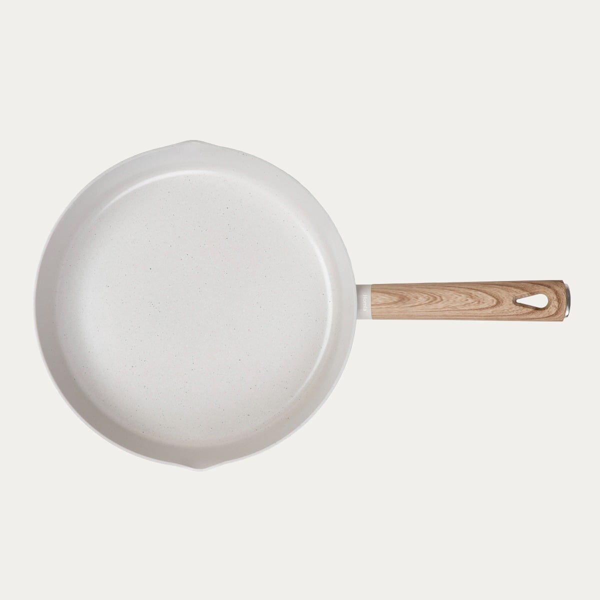 Patelnia LOREBURN z powłoką ceramiczną śmietankowa 28 cm