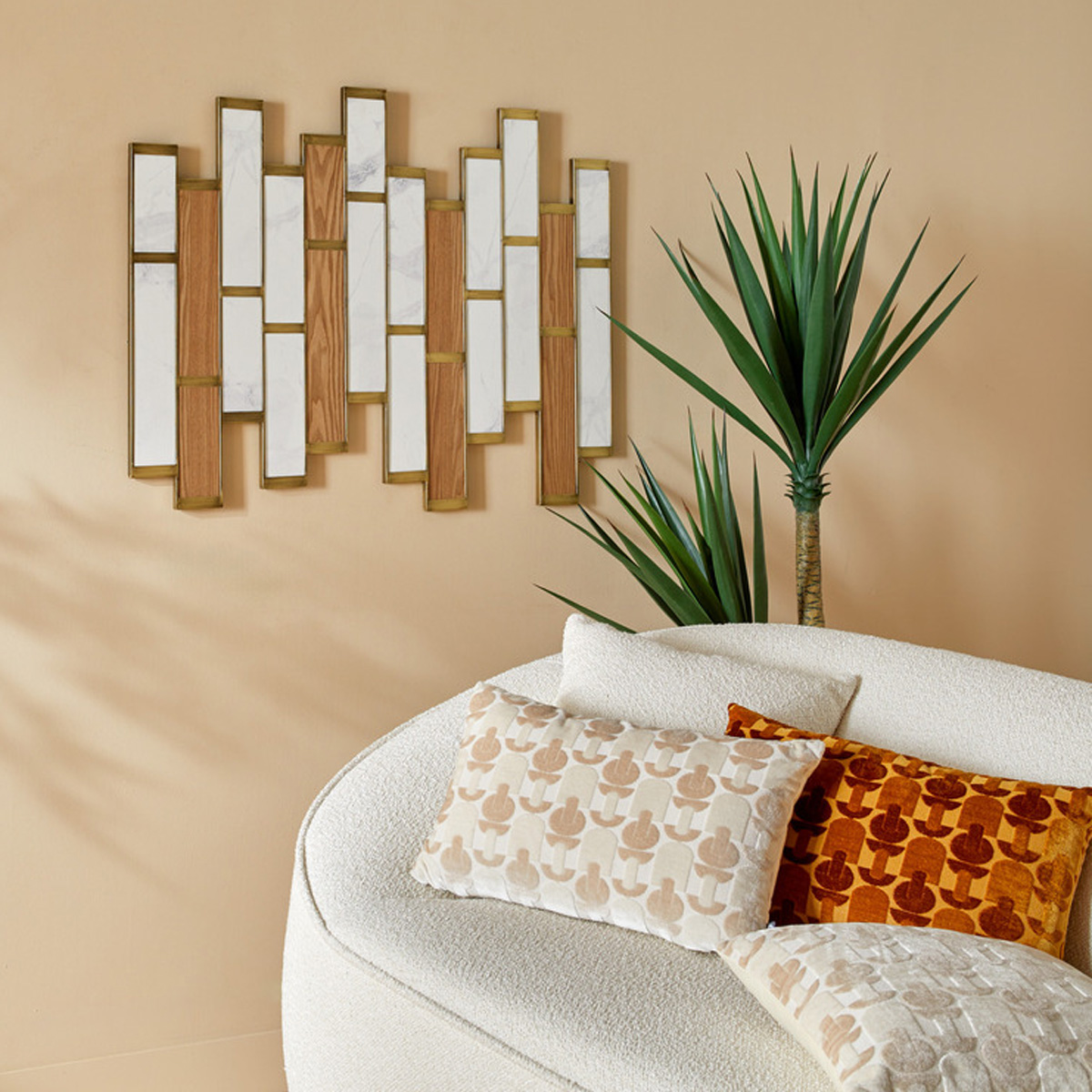 Wall decoration "Alisha" Marble, 96x74 cm