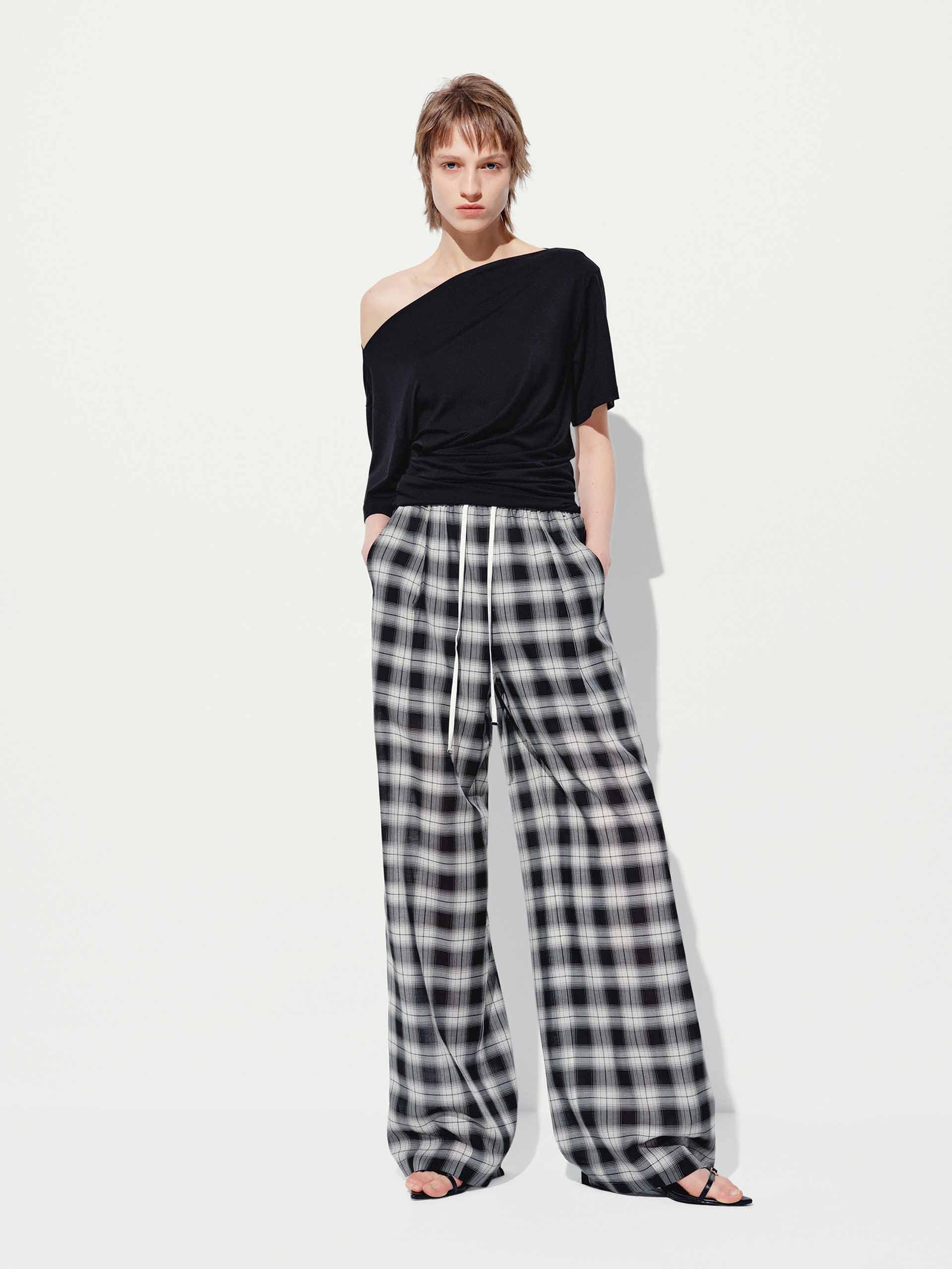 One Shoulder Short Length Blouse