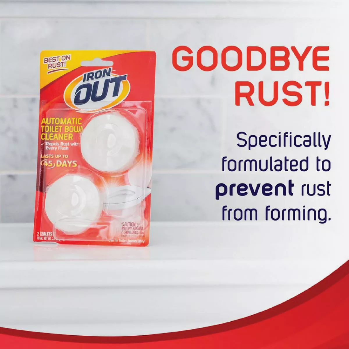Iron Out Automatic Toilet Bowl Cleaner, 2 Use