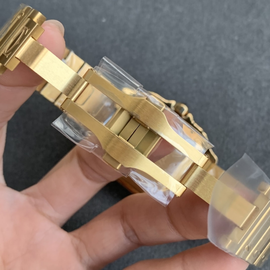 Fake cartier watch Santos large model mechanical movement Santos De Cartier Large Yellow Gold WGSA0029 GF(1:1 replica) - Top club