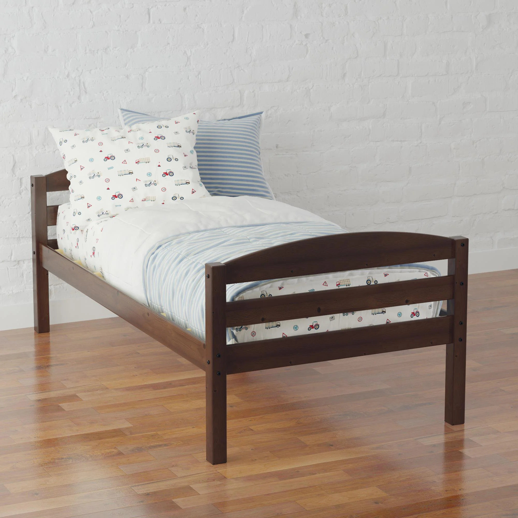 Better Homes & Gardens Leighton Solid Wood Twin-over-Twin Convertible Bunk Bed, Vanilla - Image 25