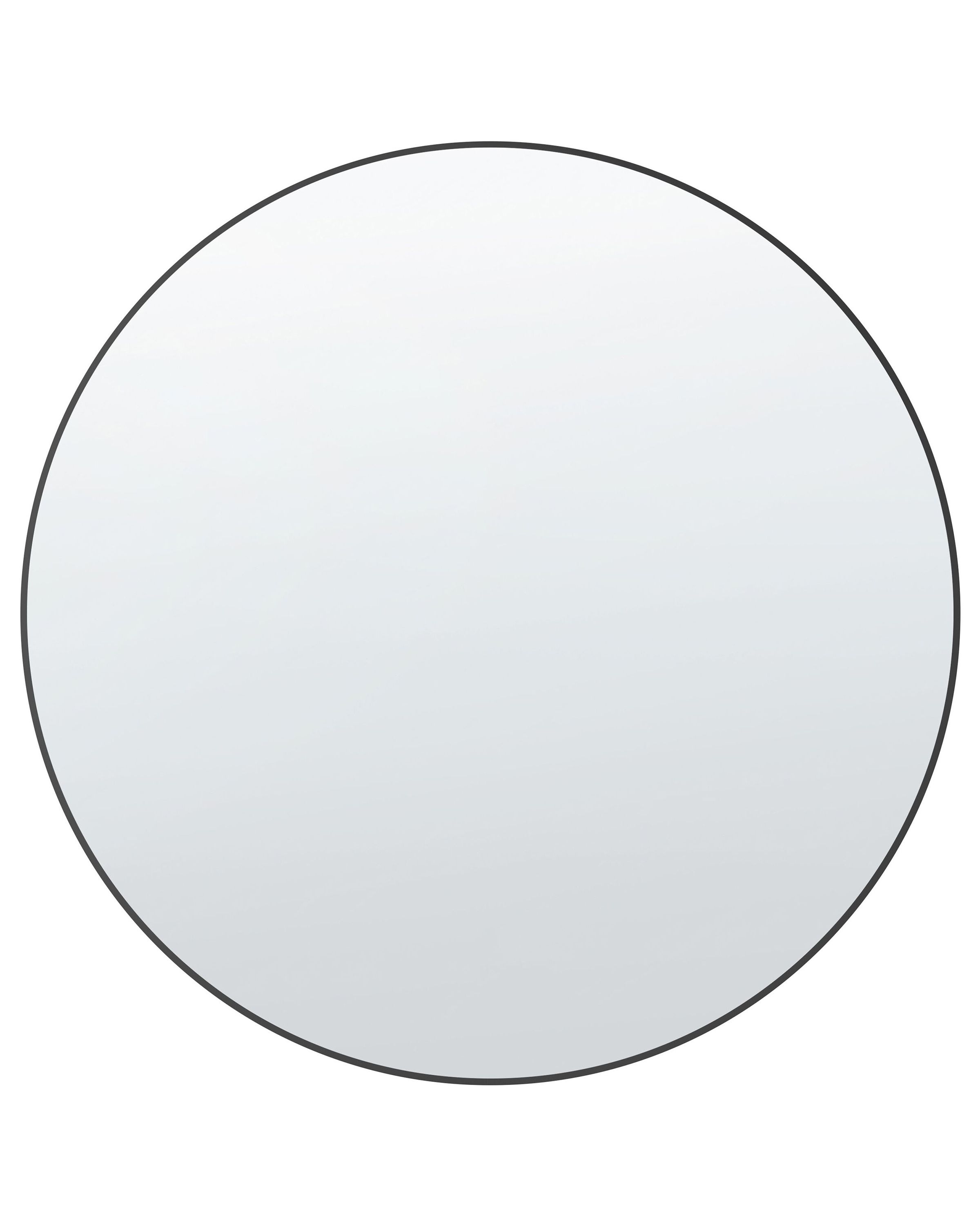 Wall Mirror ANNEMASSE 80 cm 80 cm Metal Black