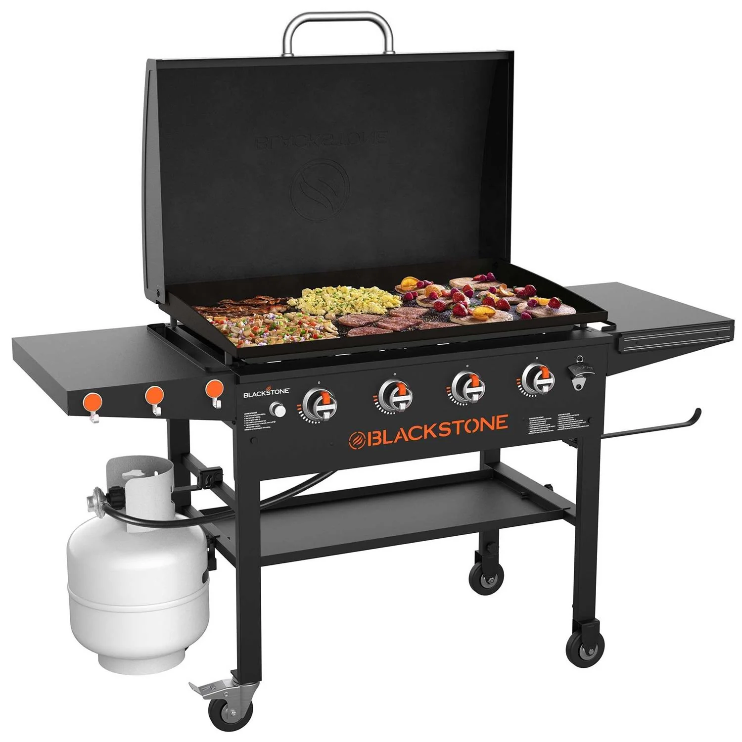 Blackstone Gas Griddle With Hood, 4 Burners - 76861121 - Image 2 Blackstone Gas Griddle With Hood, 4 Burners - 76861121 - Image 2
