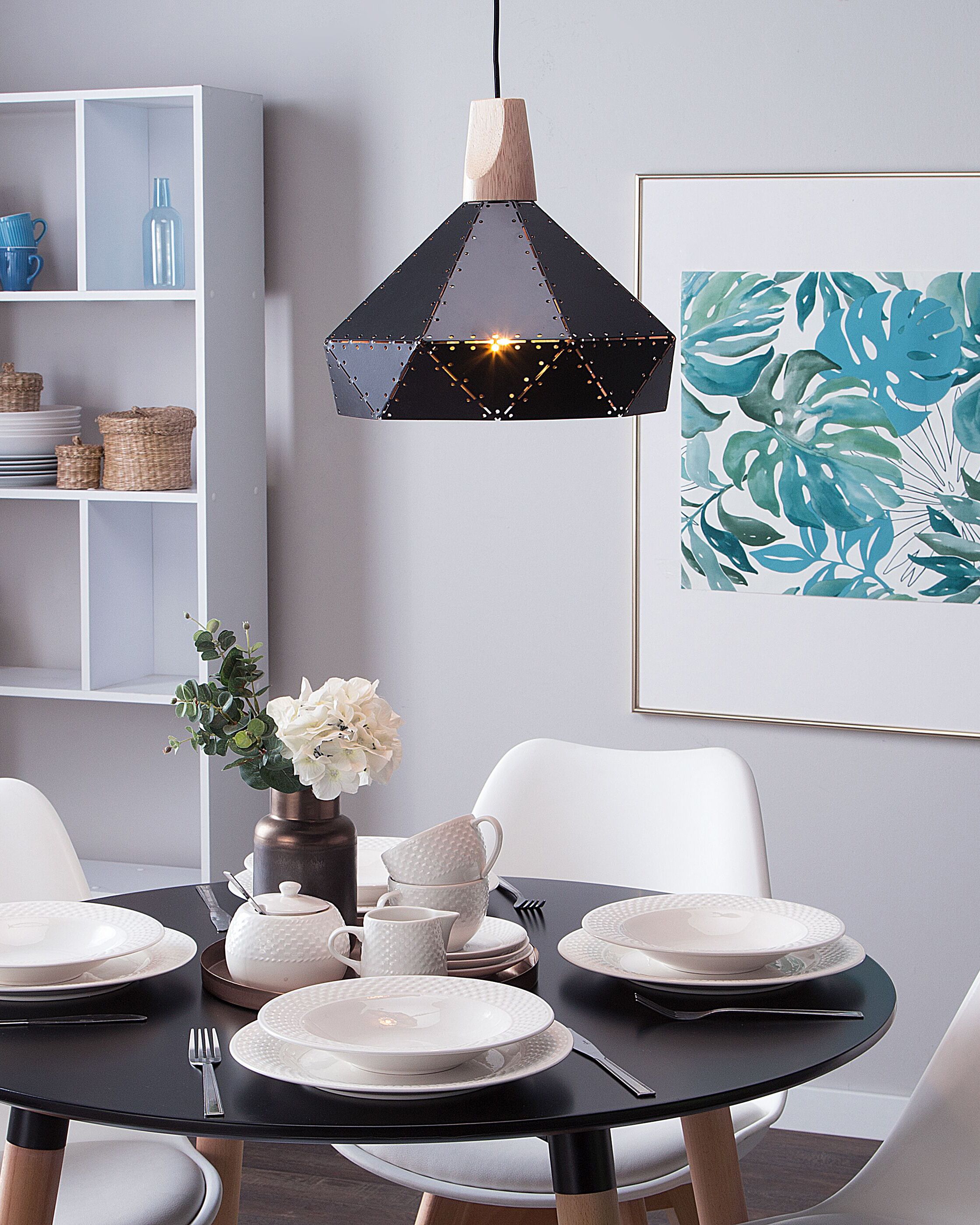 Pendant Lamp SOMME Metal Black