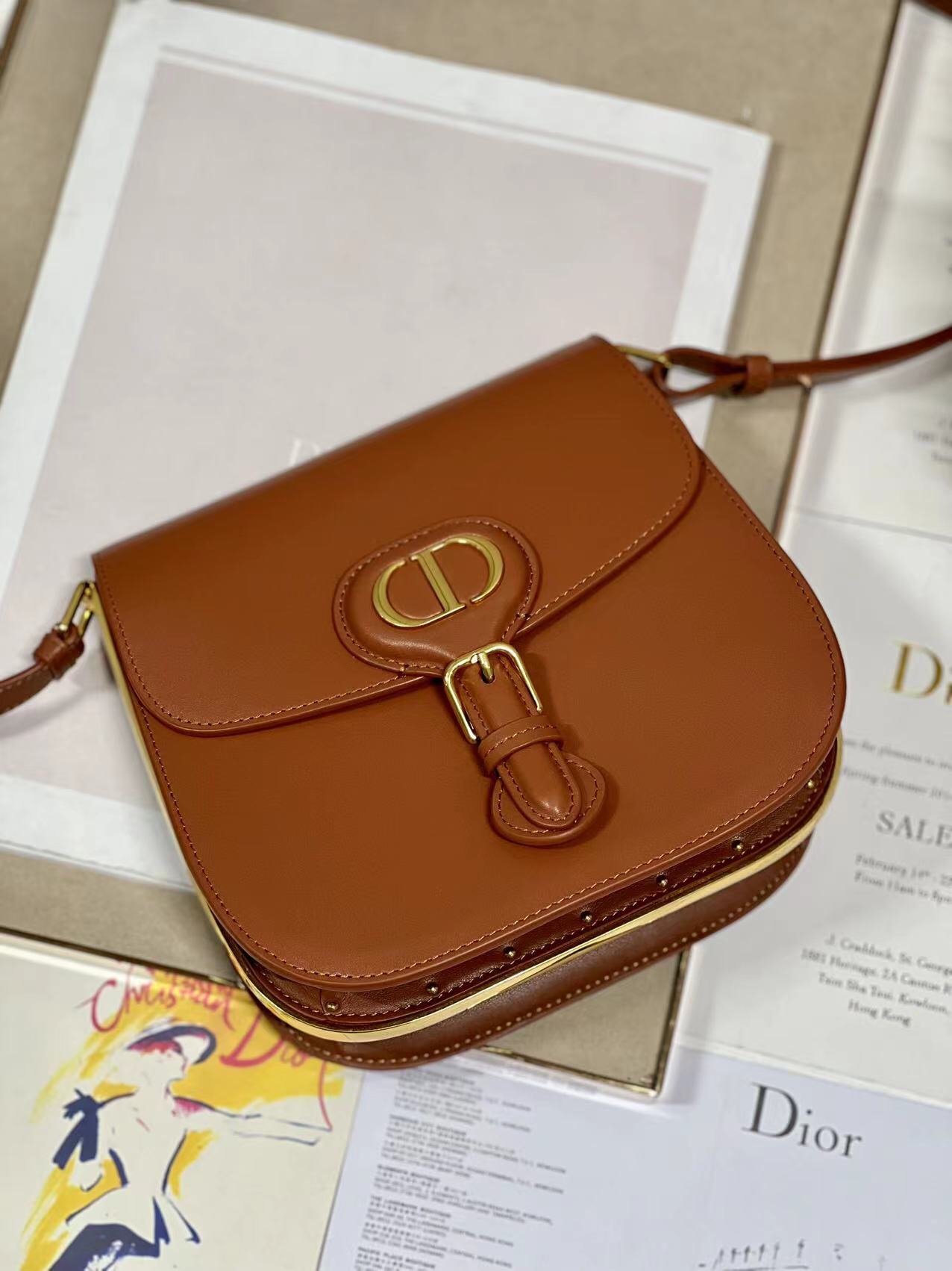 Bobby Frame Bag Black/Brown/White/Greige For Women 8in/20cm M9333UMOF_M9001:1High-quality replica