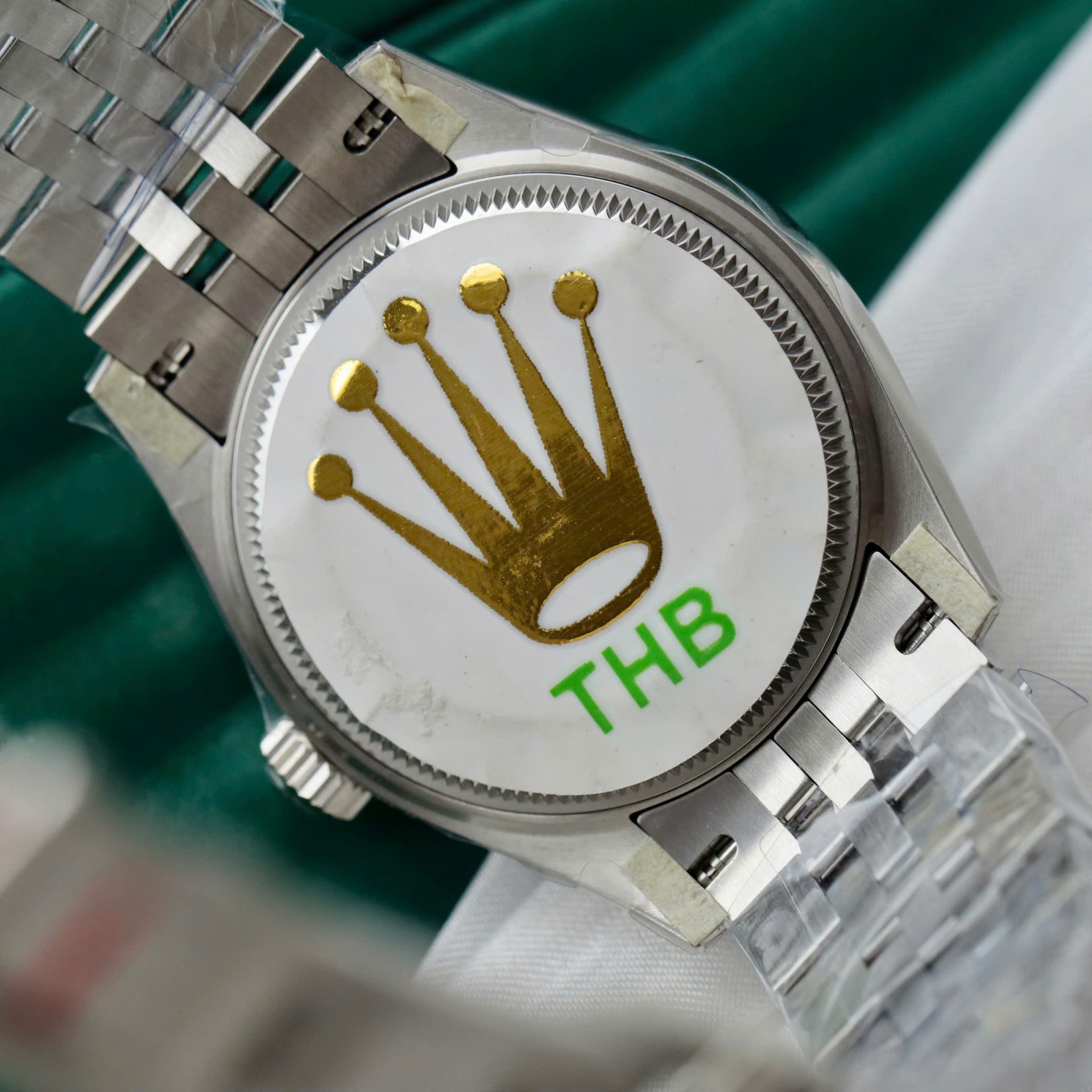 Rolex DateJust Replica Watches Sillver Dial Jubilee Strap THB Factory 31mm - Elite Watch Atelier