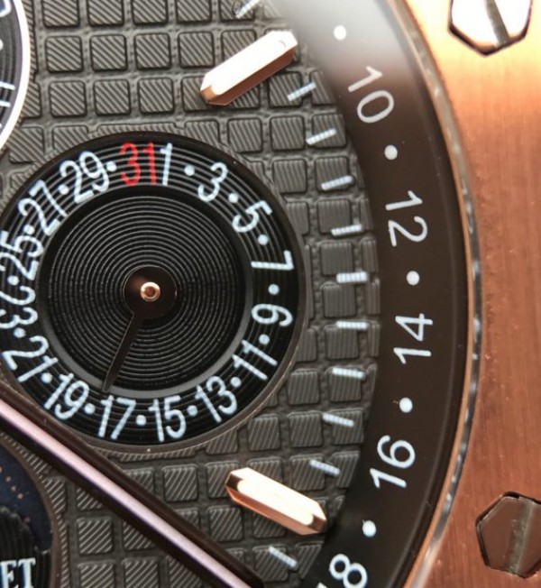 Replica Audemars Piguet JF Royal Oak 41mm 26574 RG Black Textured Dial A5134 - Top club