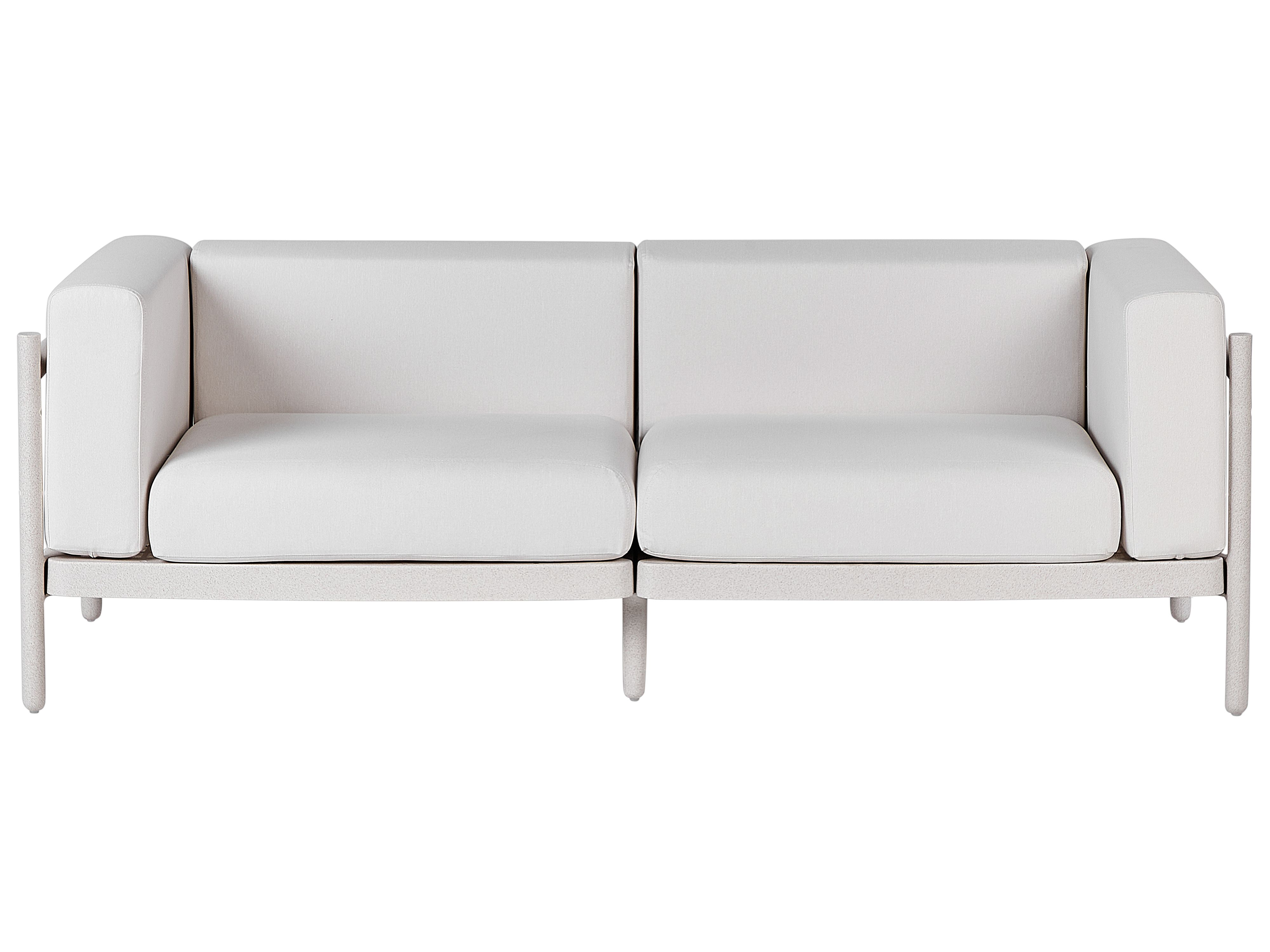 Garden Sofa 2 Seater FERRETTI Light Beige