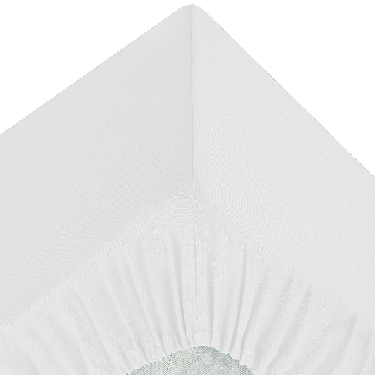 Fitted sheet, percale White, 180x200 cm