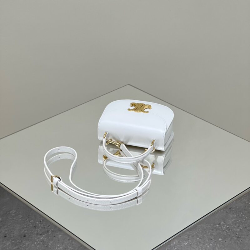 Replica Celine Mini Triomphe White1:1High-quality replica