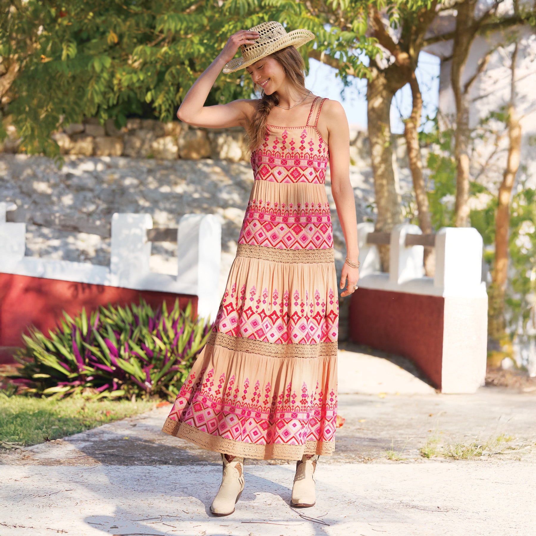 Garden Sunset Dress - Sundance Clothing