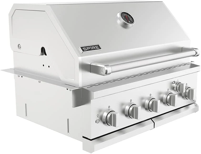 Spire 5 Burner Built-In Propane Gas Grill, Stainless Steel, 30 Inch, 750 SQ In, 63,000 BTUs - 740-0788P Spire 5 Burner Built-In Propane Gas Grill, Stainless Steel, 30 Inch, 750 SQ In, 63,000 BTUs - 740-0788P