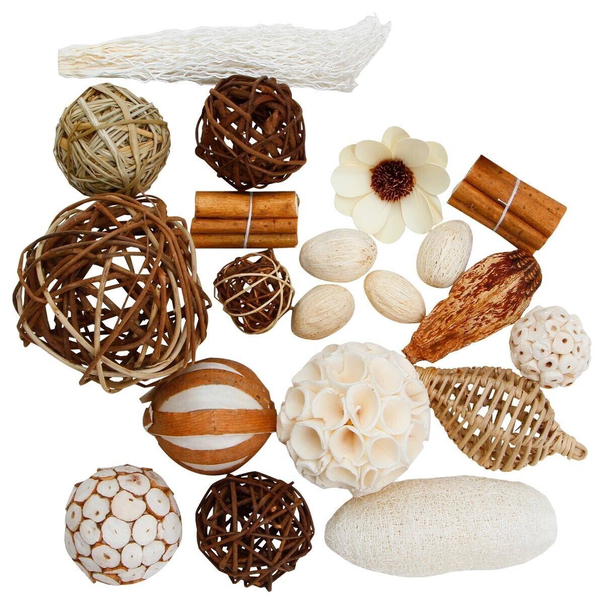 Decorative ball set H.33,5 cm