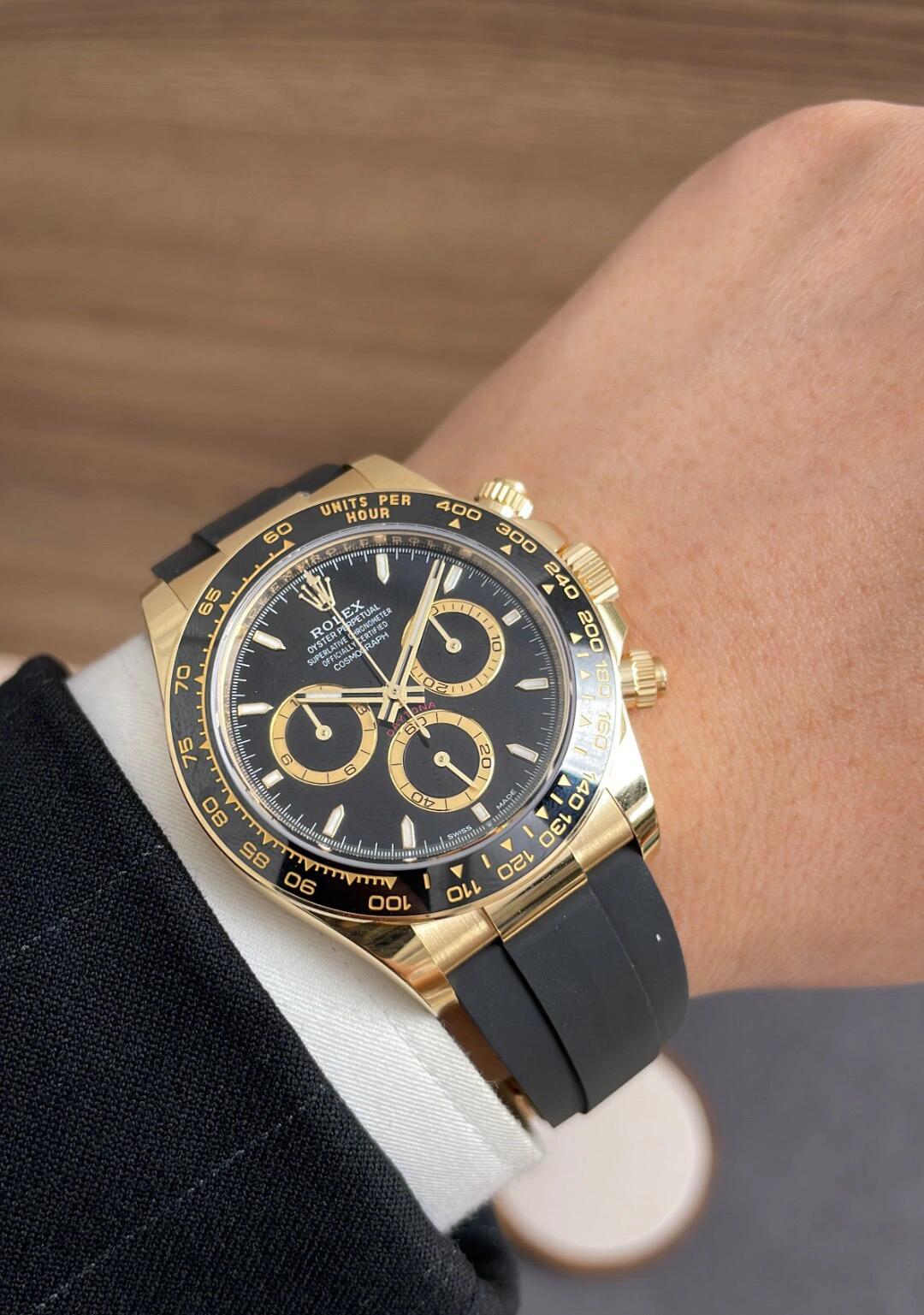 Rolex Cosmograph Daytona 40mm, 18k Yellow Gold, Ref# 126518ln-0008(1:1 replica) - Top club