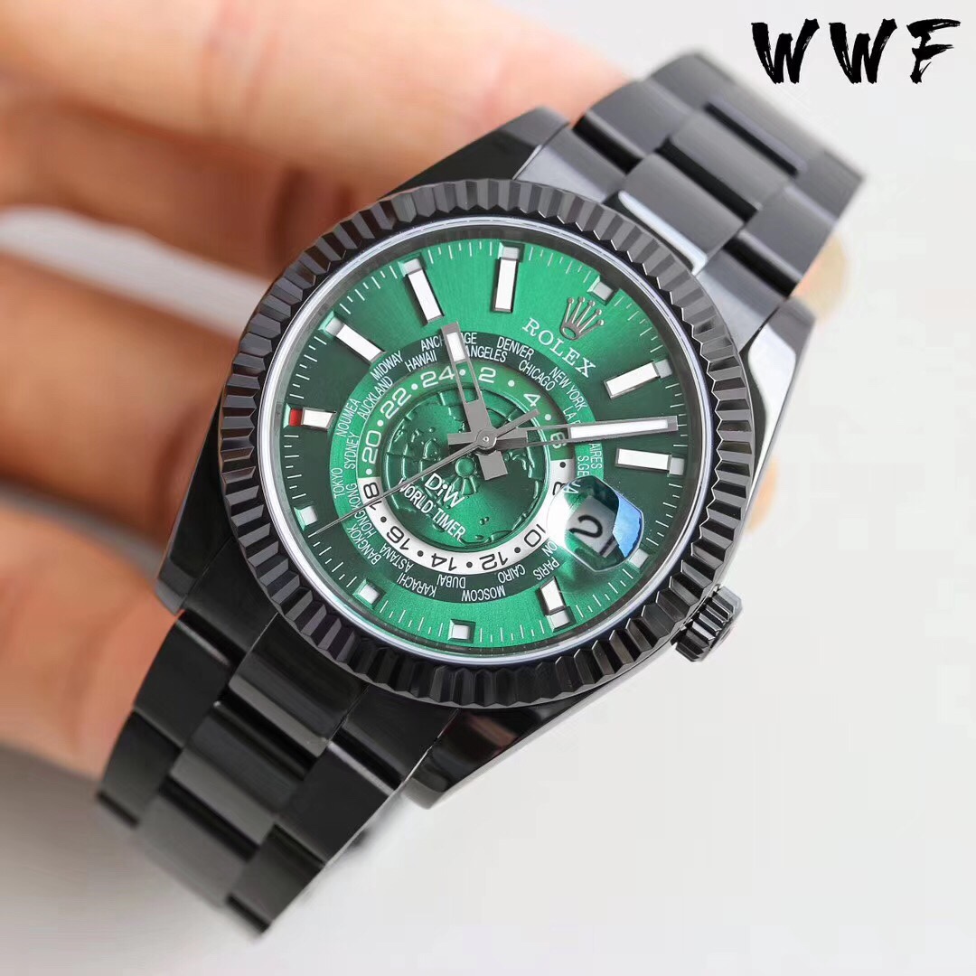 Rolex Skywalker ROLEX Series - DIW Modified - 40MM - Green(1:1 replica) - Elite Watch Atelier