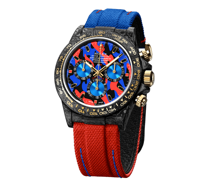 ROLEX Diw Daytona military red 40mm oyster black(1:1 replica) - Elite Watch Atelier