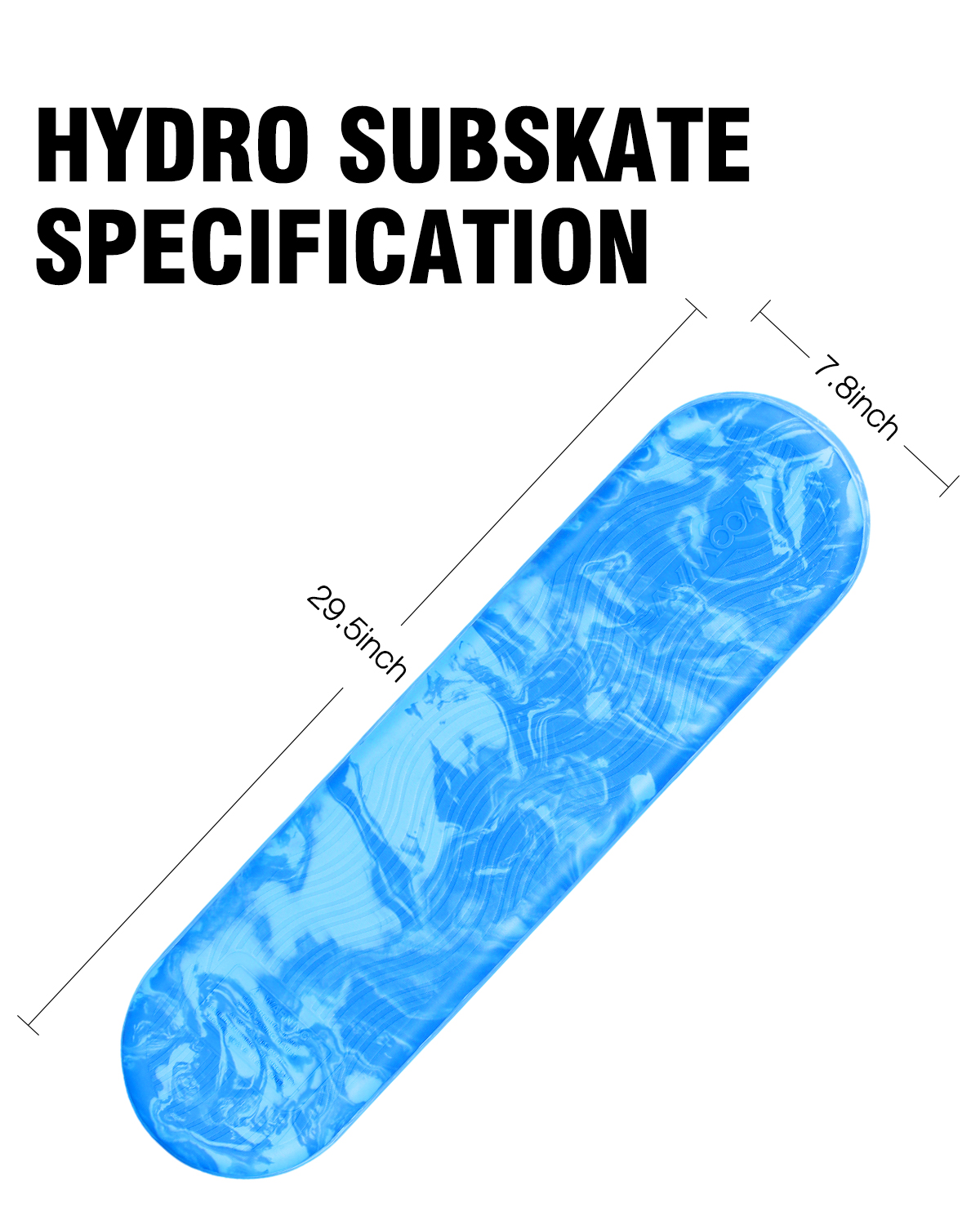 New EVA Underwater Pool Skateboard Kids Swimming Floating Body Board Lightweight Pool Surf Training Float Board