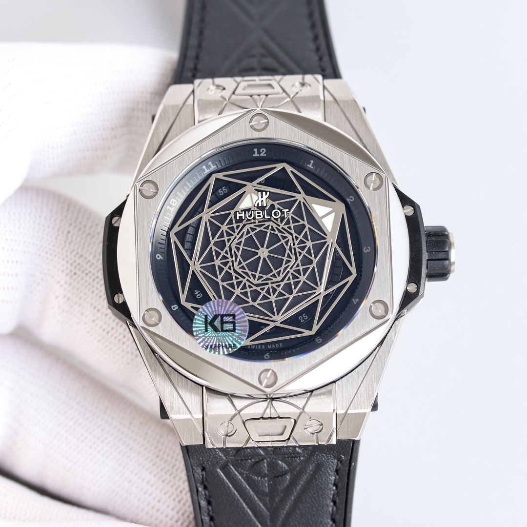 Hublot Big Bang Sang Bleu 45mm Automatic Men's Watch(1:1 replica) - Elite Watch Atelier