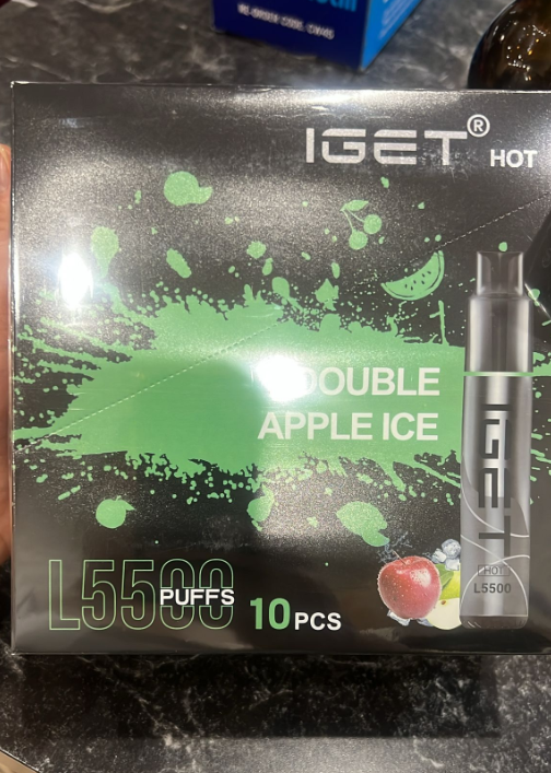 Double Apple Ice – IGET HOT 5500 Puffs
