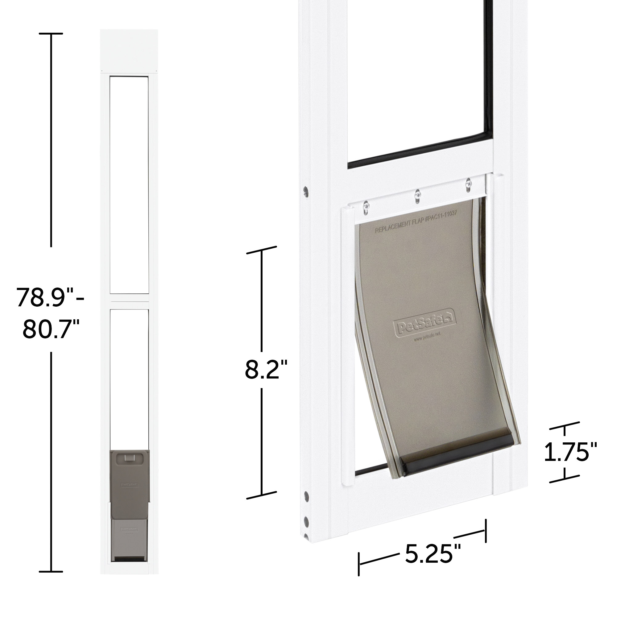 PetSafe Sliding Glass Pet Door, 2-Piece, Small - Image 8
