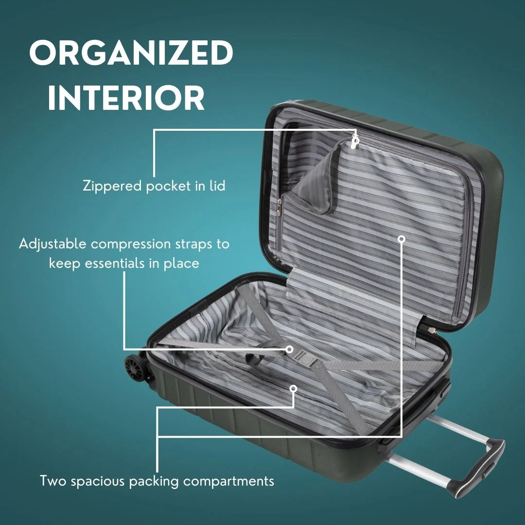 Skyway Luggage Epic 2.0 24" Hardside 8-Wheel Medium Check-In Spinner - Image 14