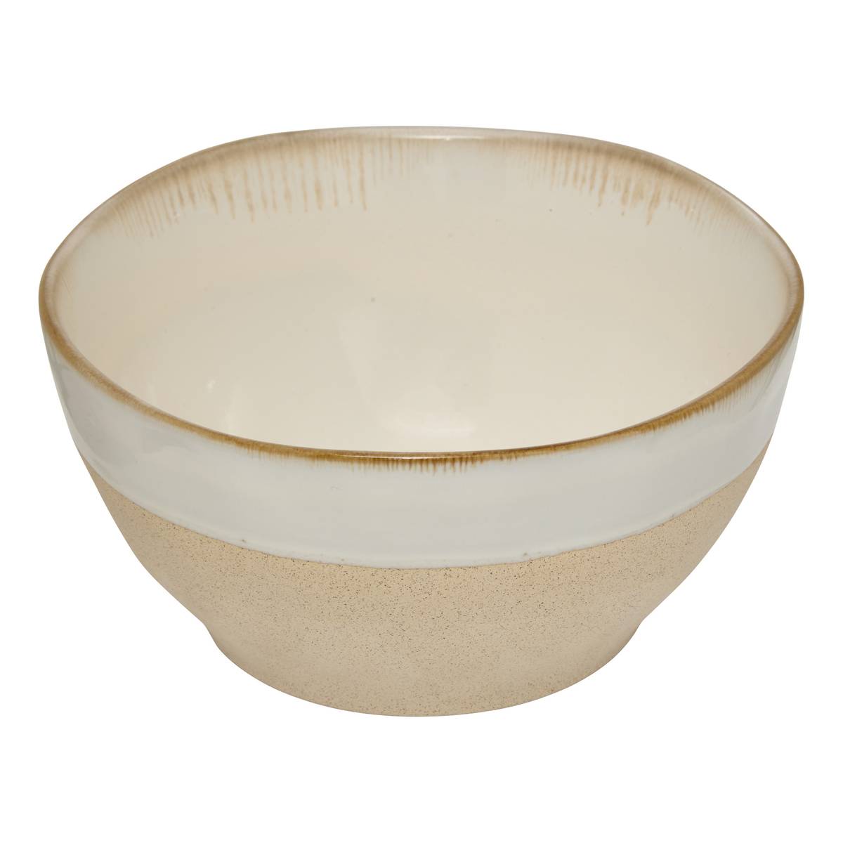Bowl "Kate" 720 ml, earthenware, White