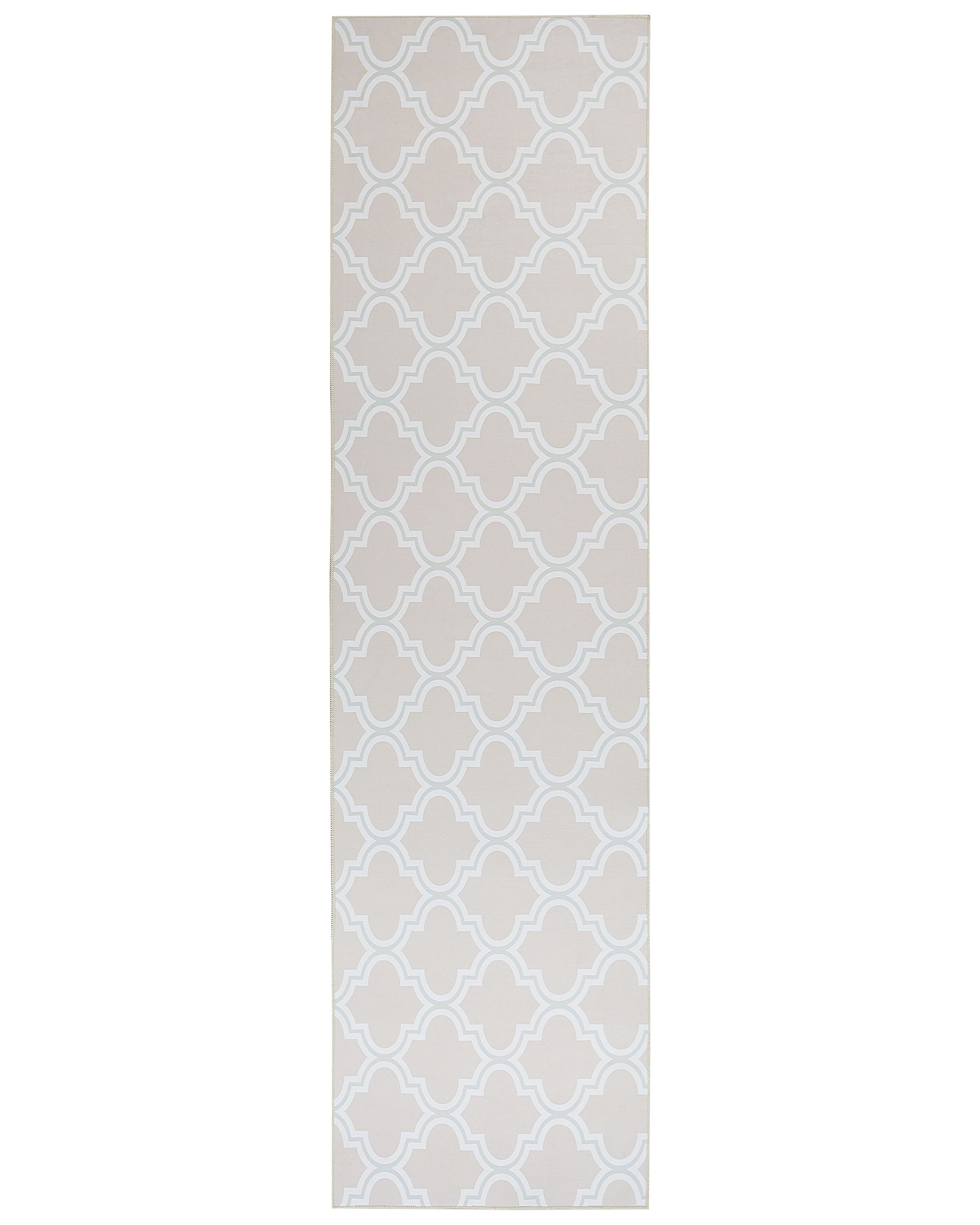 Rug KADAYAL Beige 80 x 300 cm