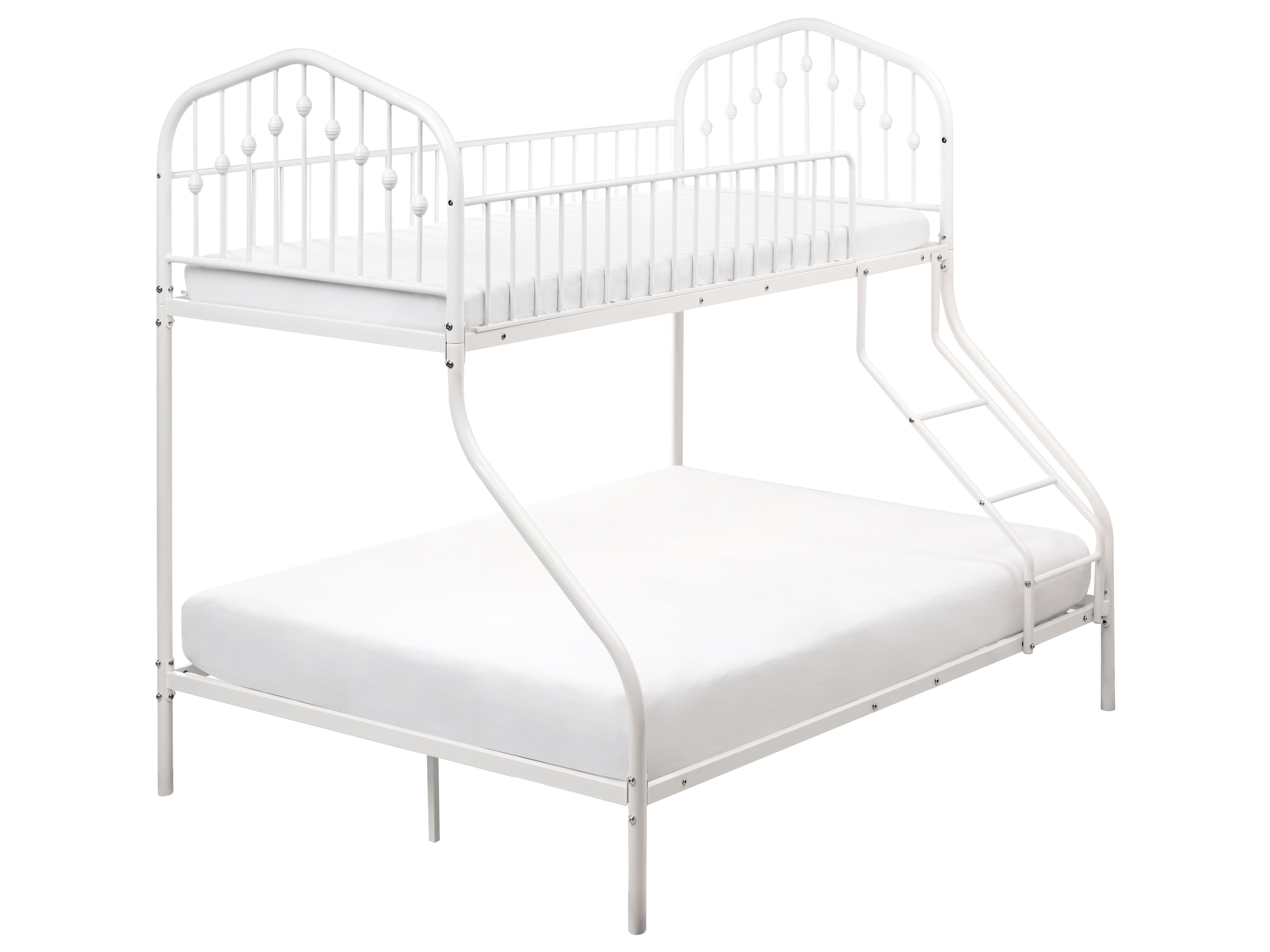 Bunk Bed Metal CHAMONIX 90/140 x 200 cm White