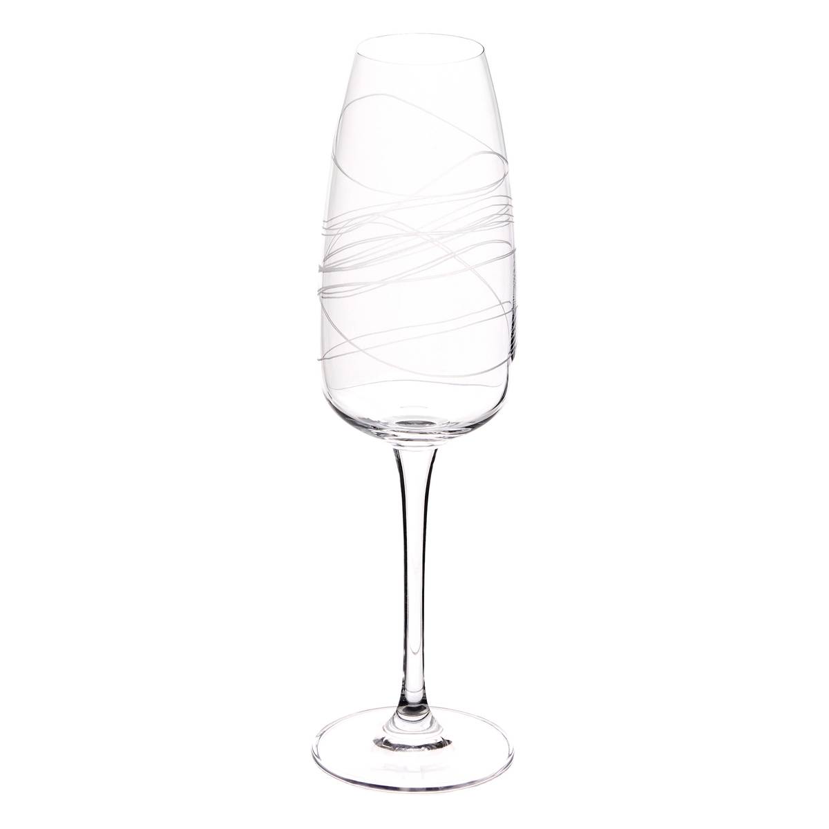 Set of 4 "Talia" champagne flutes Crystal, 290 ml, Transparent