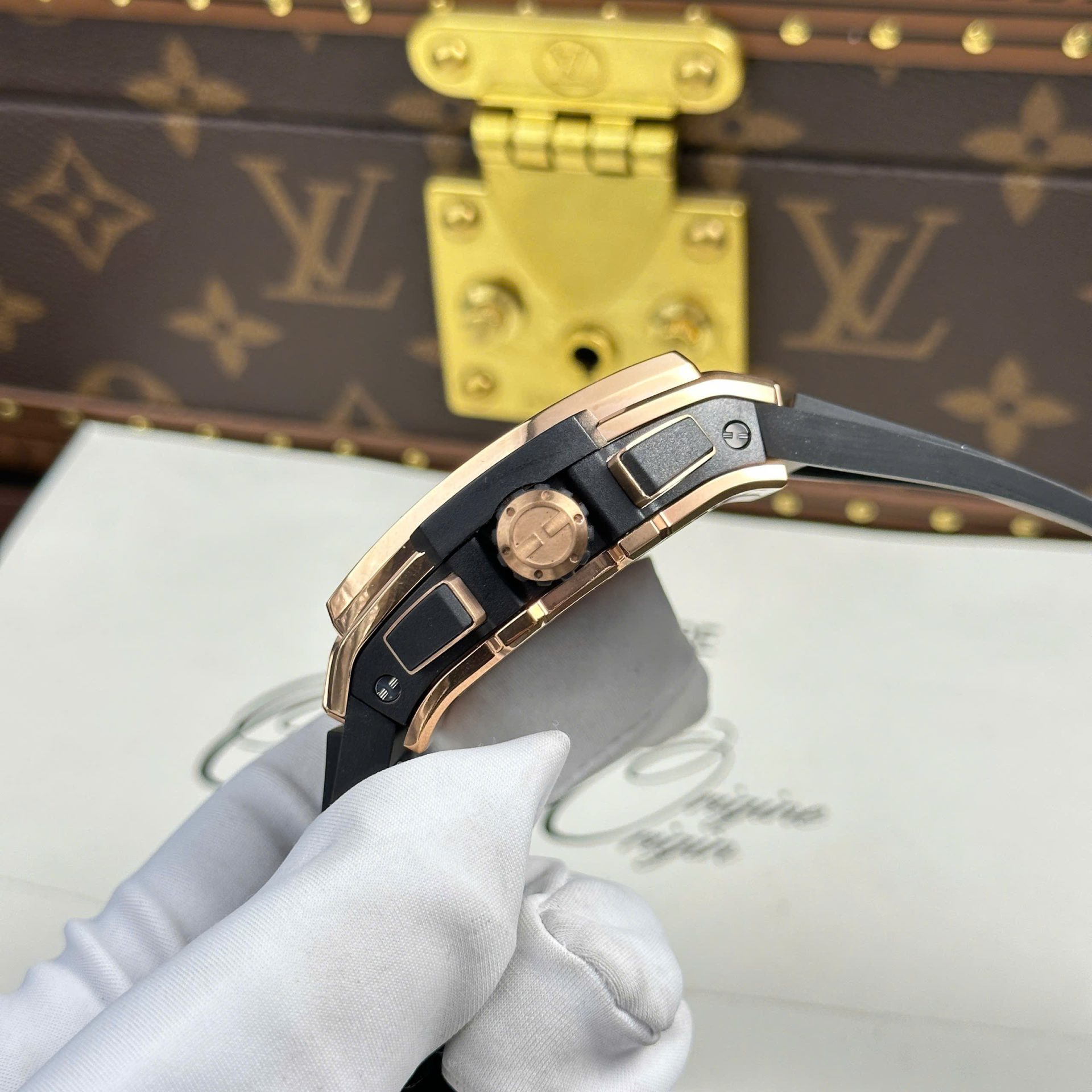 Hublot Spirit Of Big Bang King Gold Replica Watches Dial Gray BBF Factory 42mm - Top club
