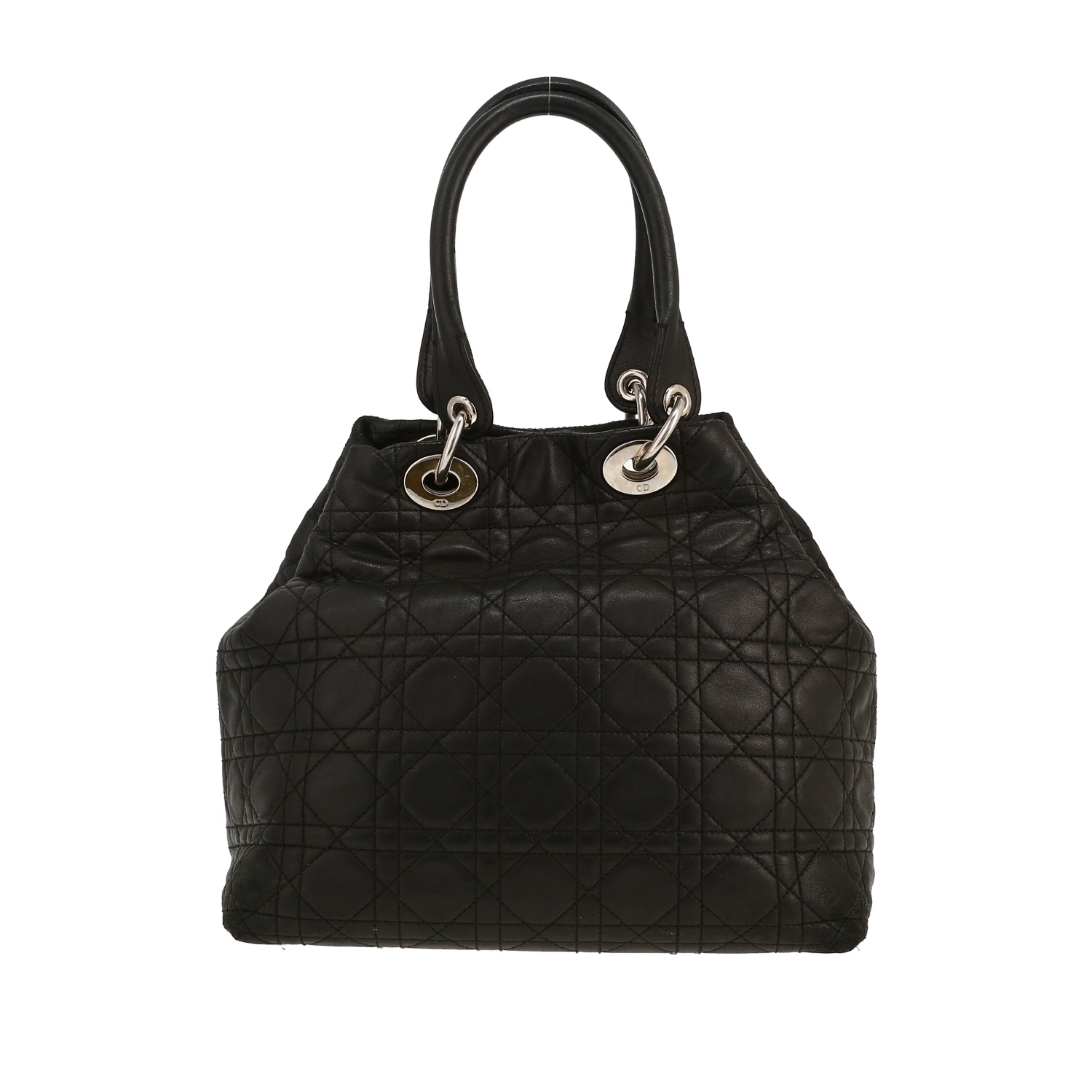 Dior Dior Soft handbag in black leather cannage1:1High-quality replica