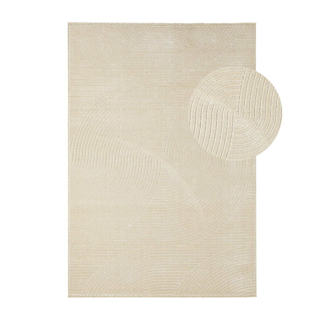 Blokker Flat Vloerkleed 160 x 230 cm - Beige