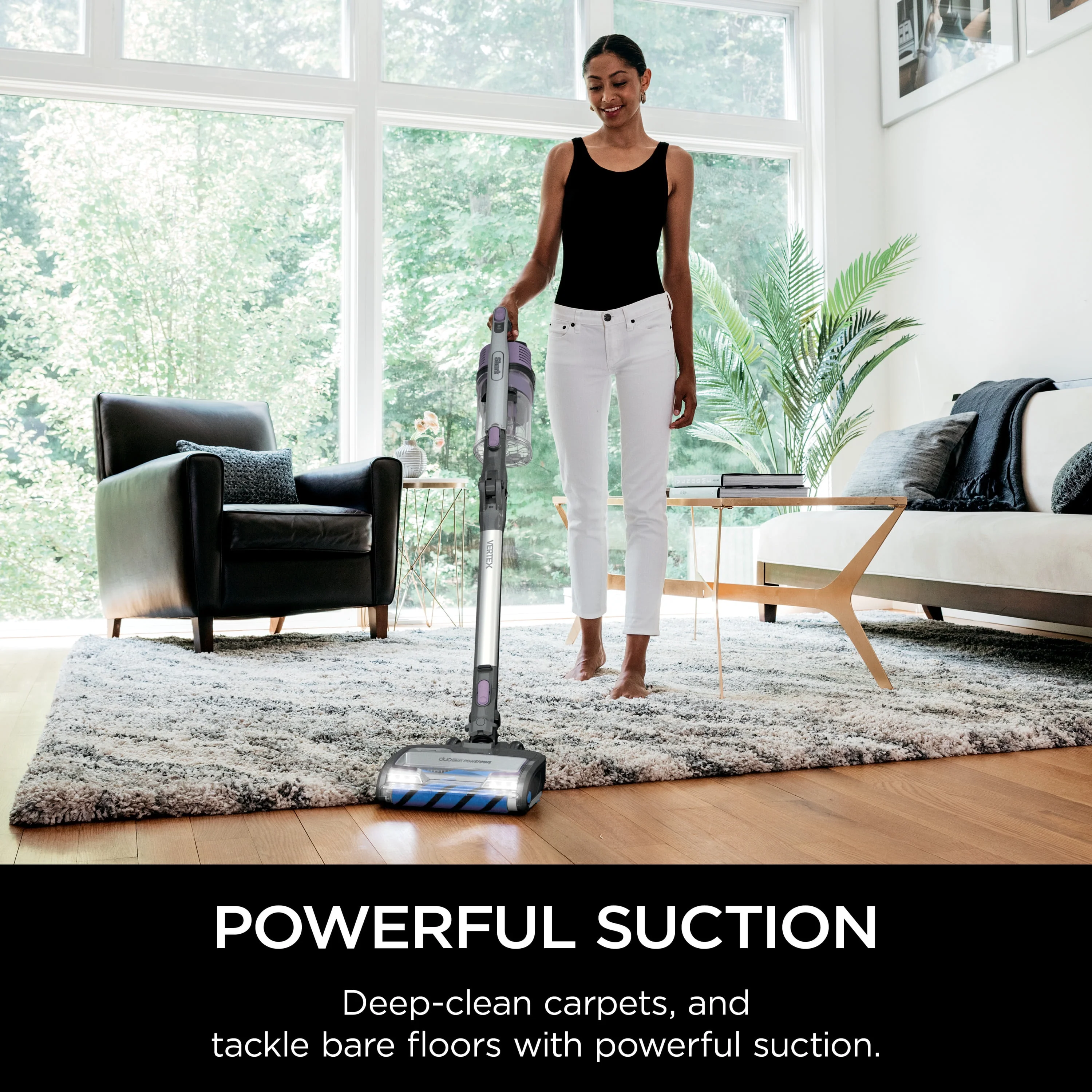 Shark® Vertex�?Cordless Stick Vacuum with DuoClean® PowerFins�? IZ440H