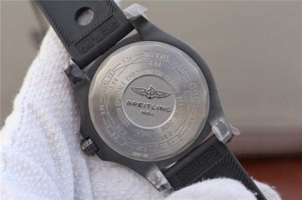 Replica Breitling Avenger BlackBird 44mm DLC GF Titanium Case Black Dial Rubber Strap A2824 - Top club