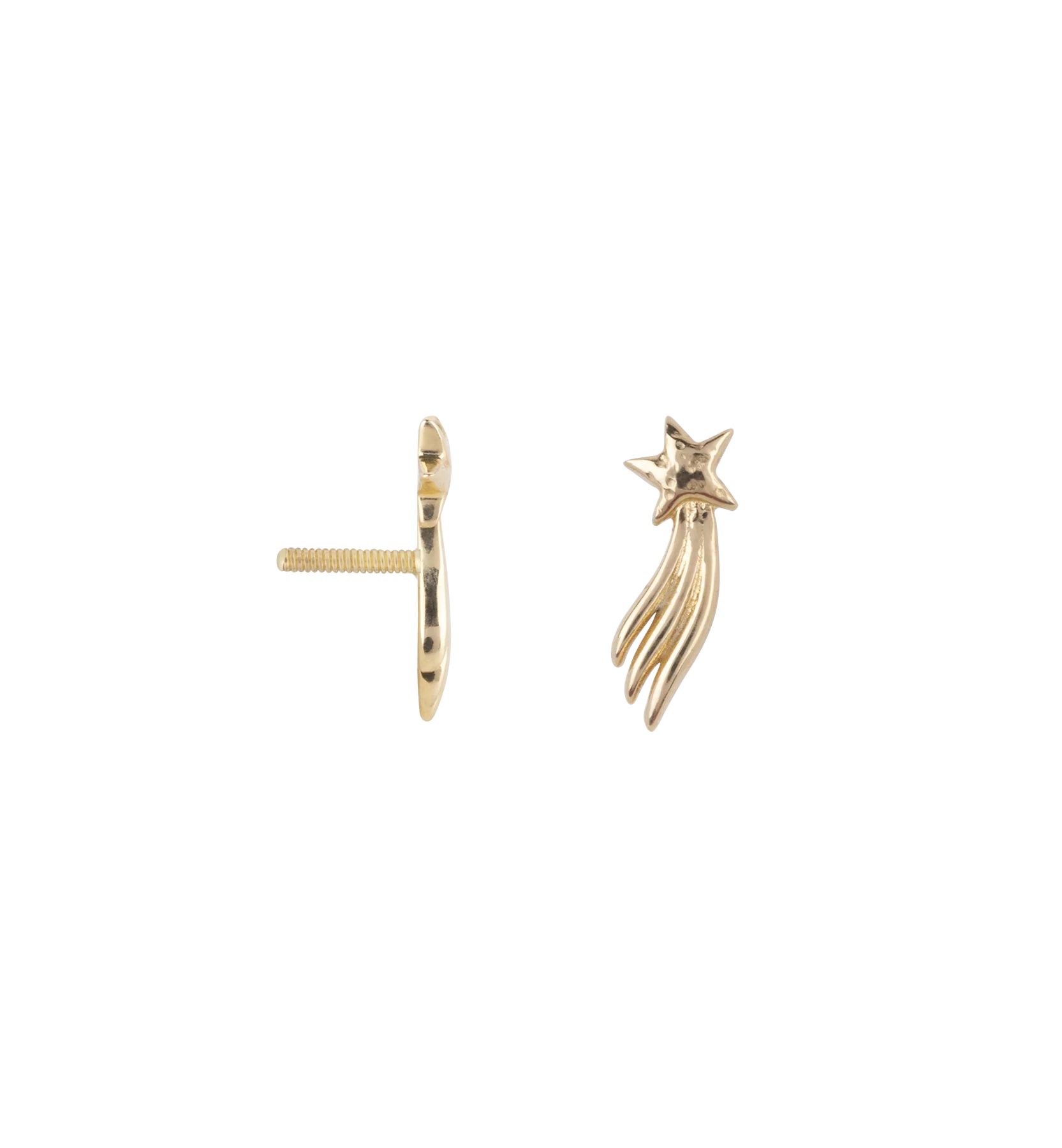 Meteor Piercing Front 14K