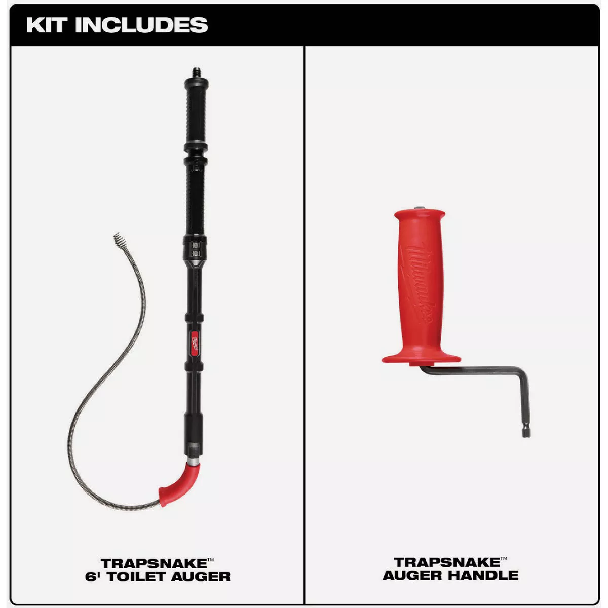 Milwaukee TRAPSNAKE 6 Ft. Toilet Auger