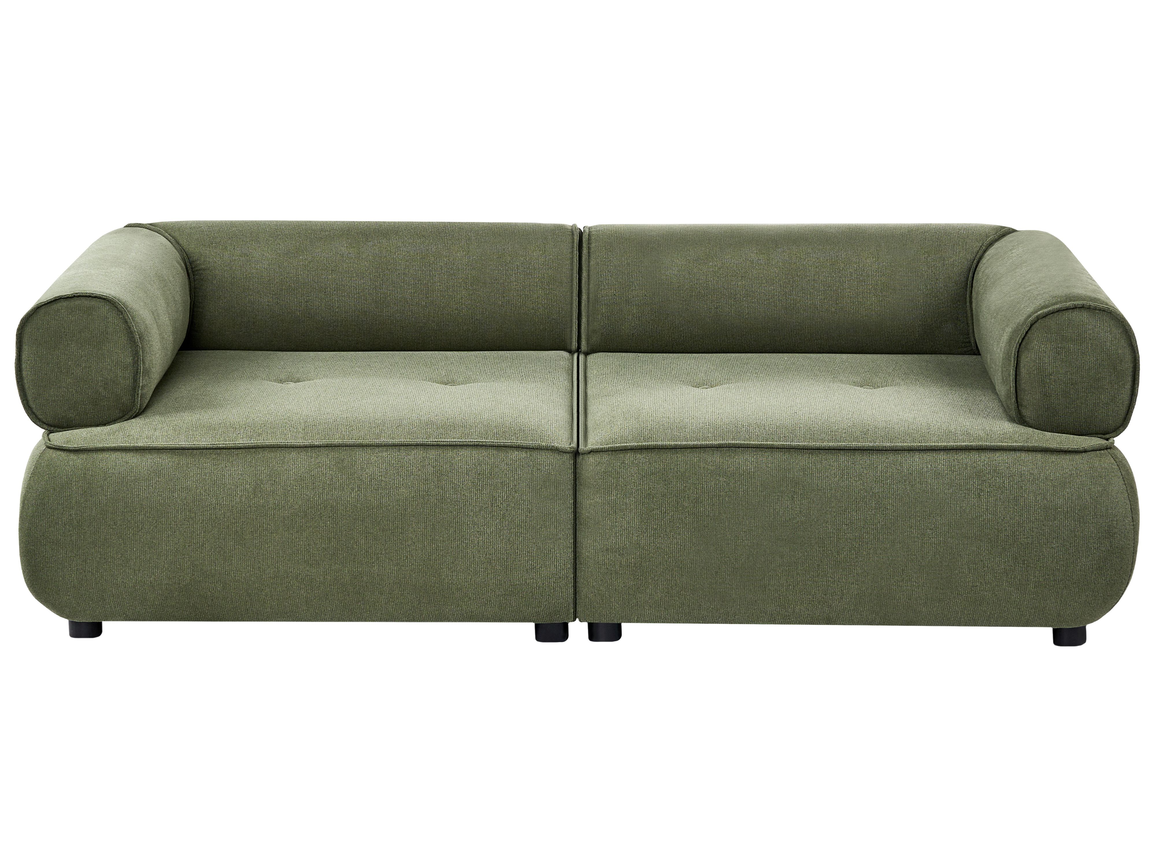Sofa 3 Seater SALLA Fabric Green