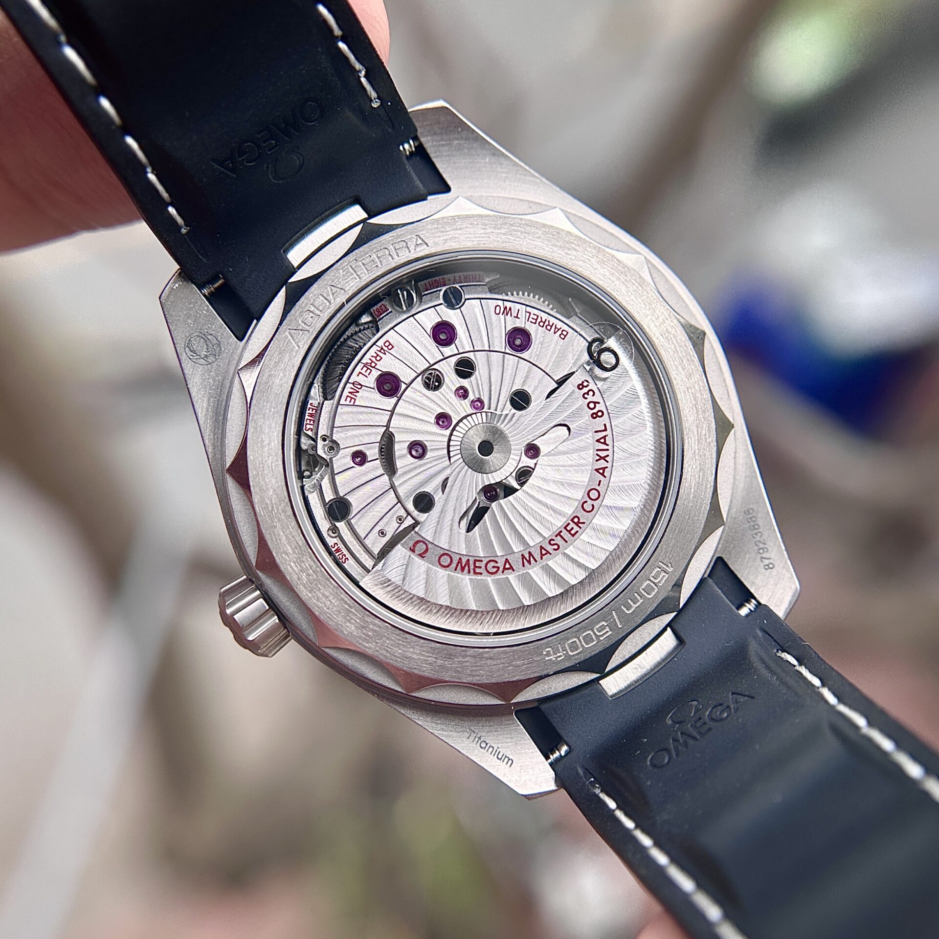 Omega Replica Watch Aqua Terra Worldtimer Gray Dial Rubber Strap VS Factory 43mm - Top club