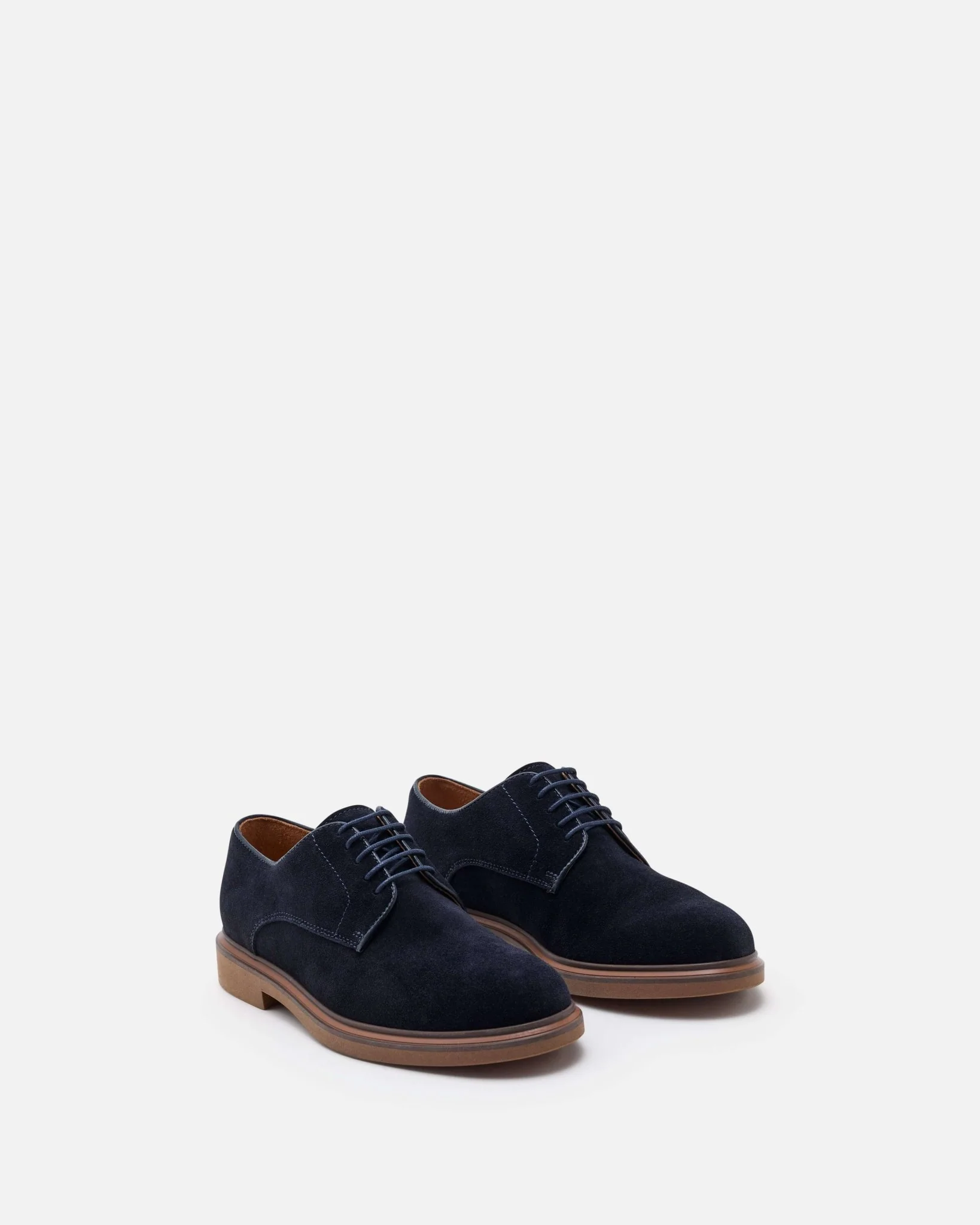 DERBIES MEPITO/VEL - En cuir velours marine