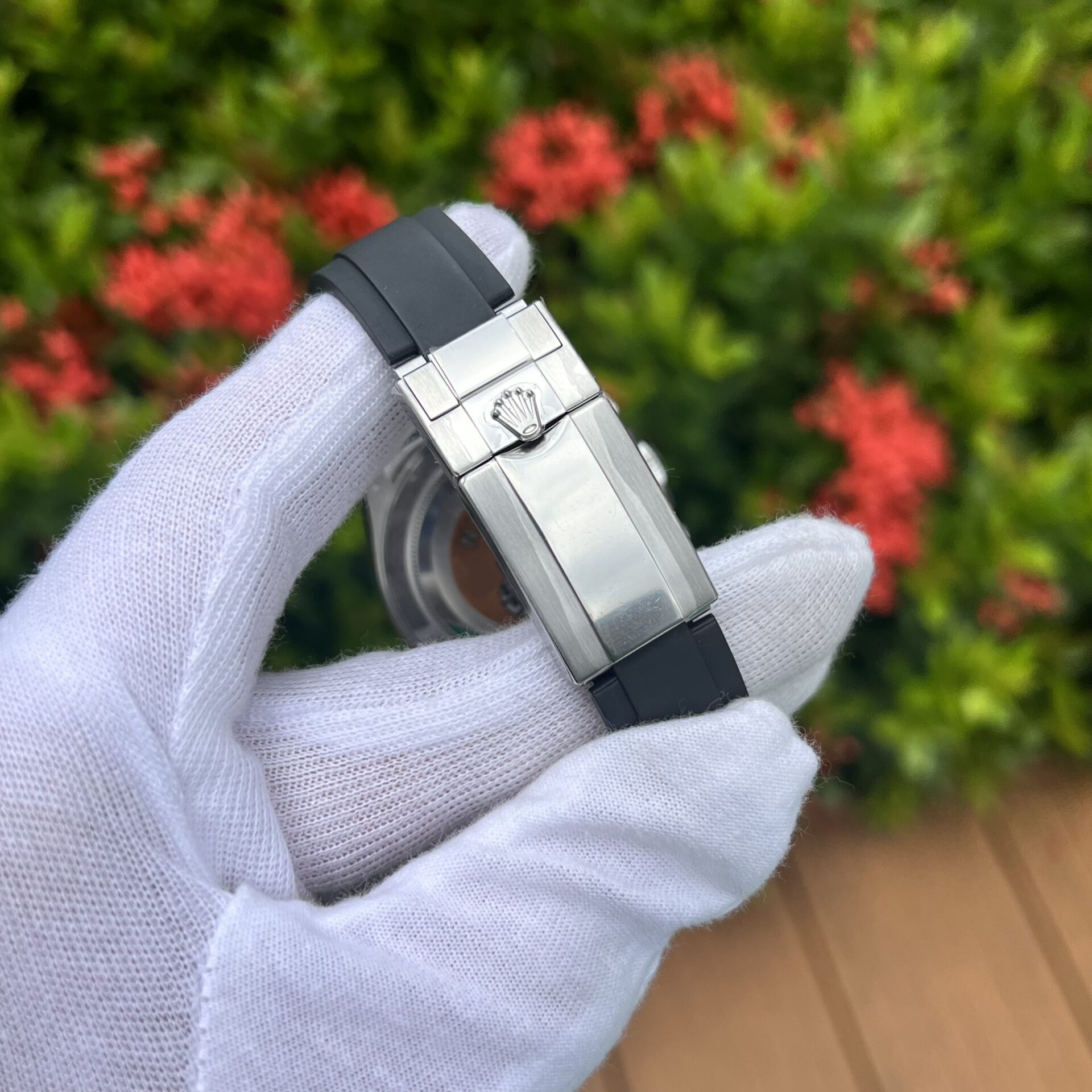Rolex Rep 11 Watch Daytona 116519LN Gray Dial Rubber Strap Clean Factory 40mm - Top club