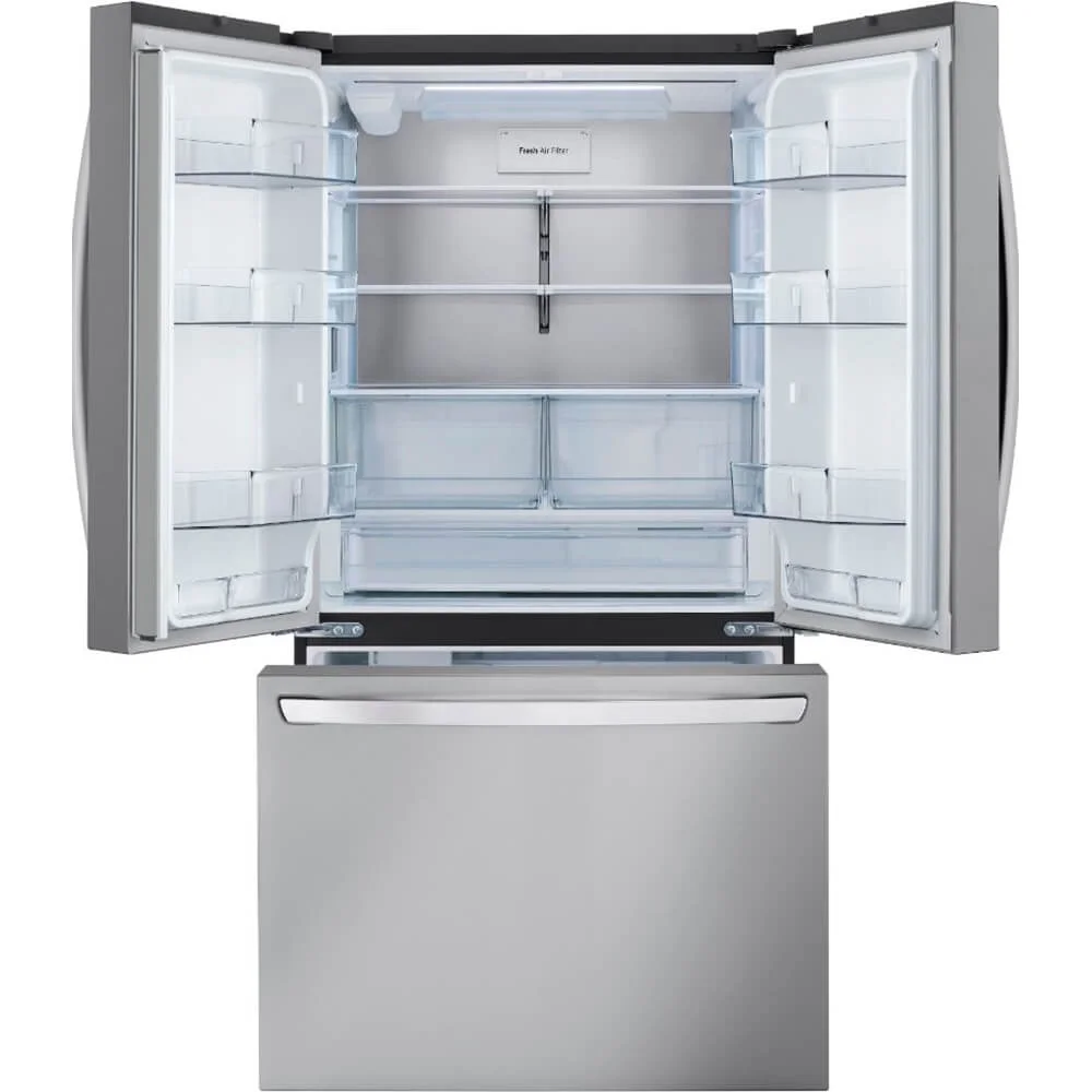 LG 27 cu ft. 3 Door French Door Counter Depth Refrigerator with Internal Water Dispenser LRFLC2706S