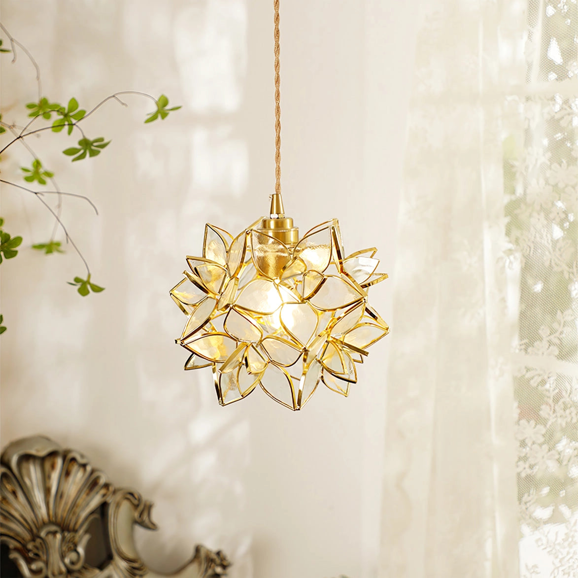 NatuurAura | Elegante Natuurlijke Hanglamp